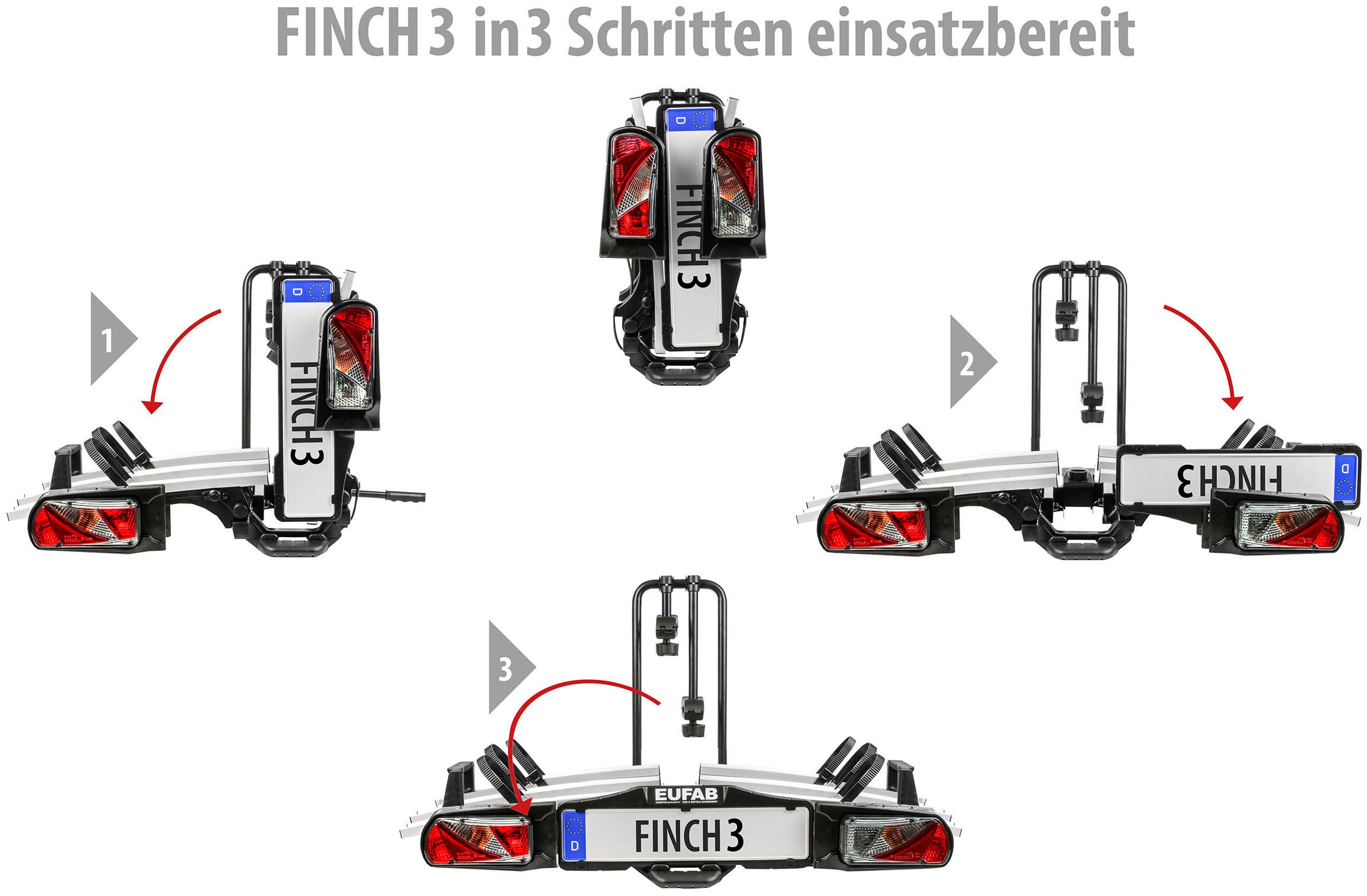 EUFAB Kupplungsfahrradträger