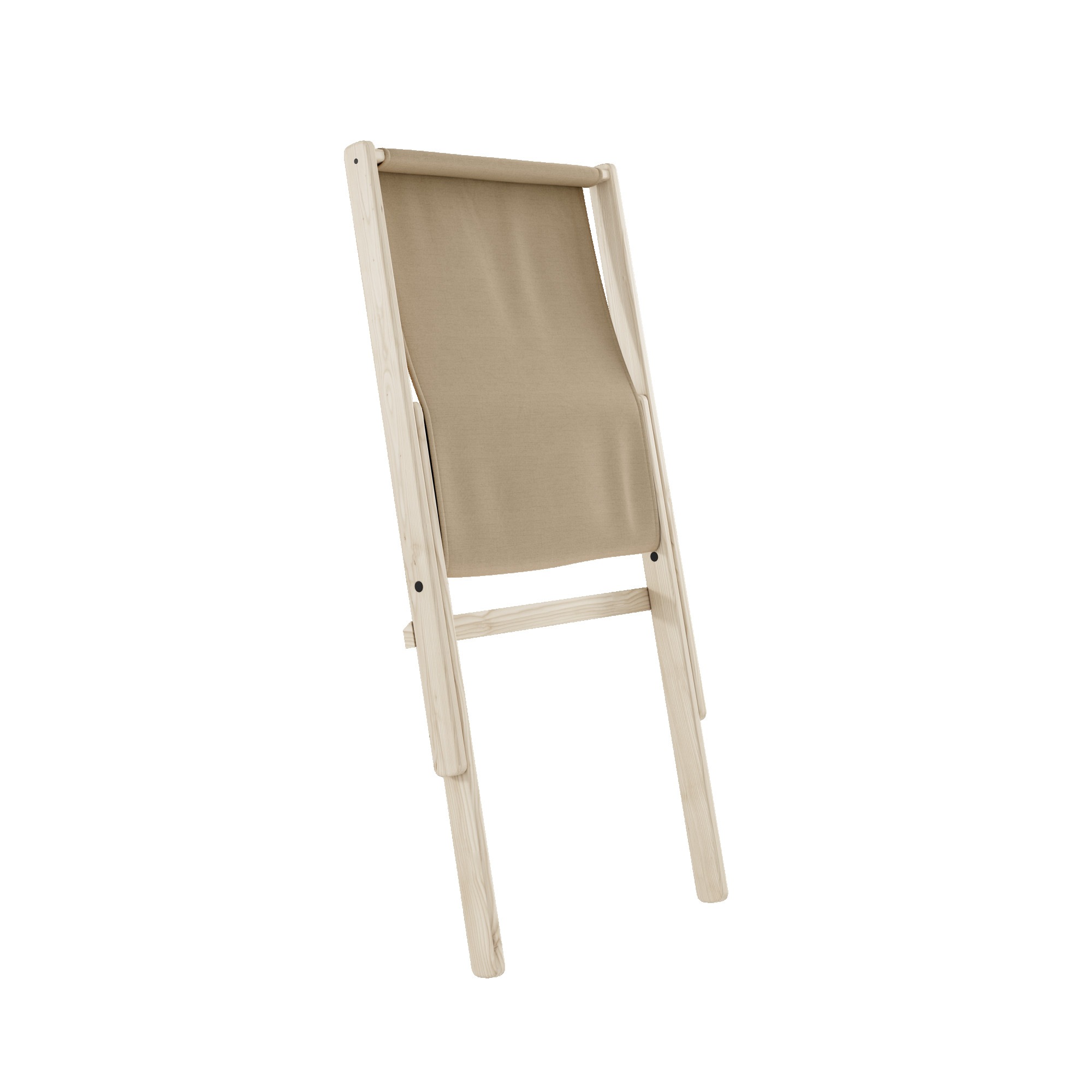 Karup Design Loungesessel "BOOGIE Out™, Gartenstuhl, Outdoor, aus FSCzertifiziertem Massivholz" (B/H/T ca: 65x75x88cm) Farbe Weiss, Grau oder Beige, 1 Stk. tlg. inkl. Auflage, Schmutz- und Wasserabweisend, Made in Europe