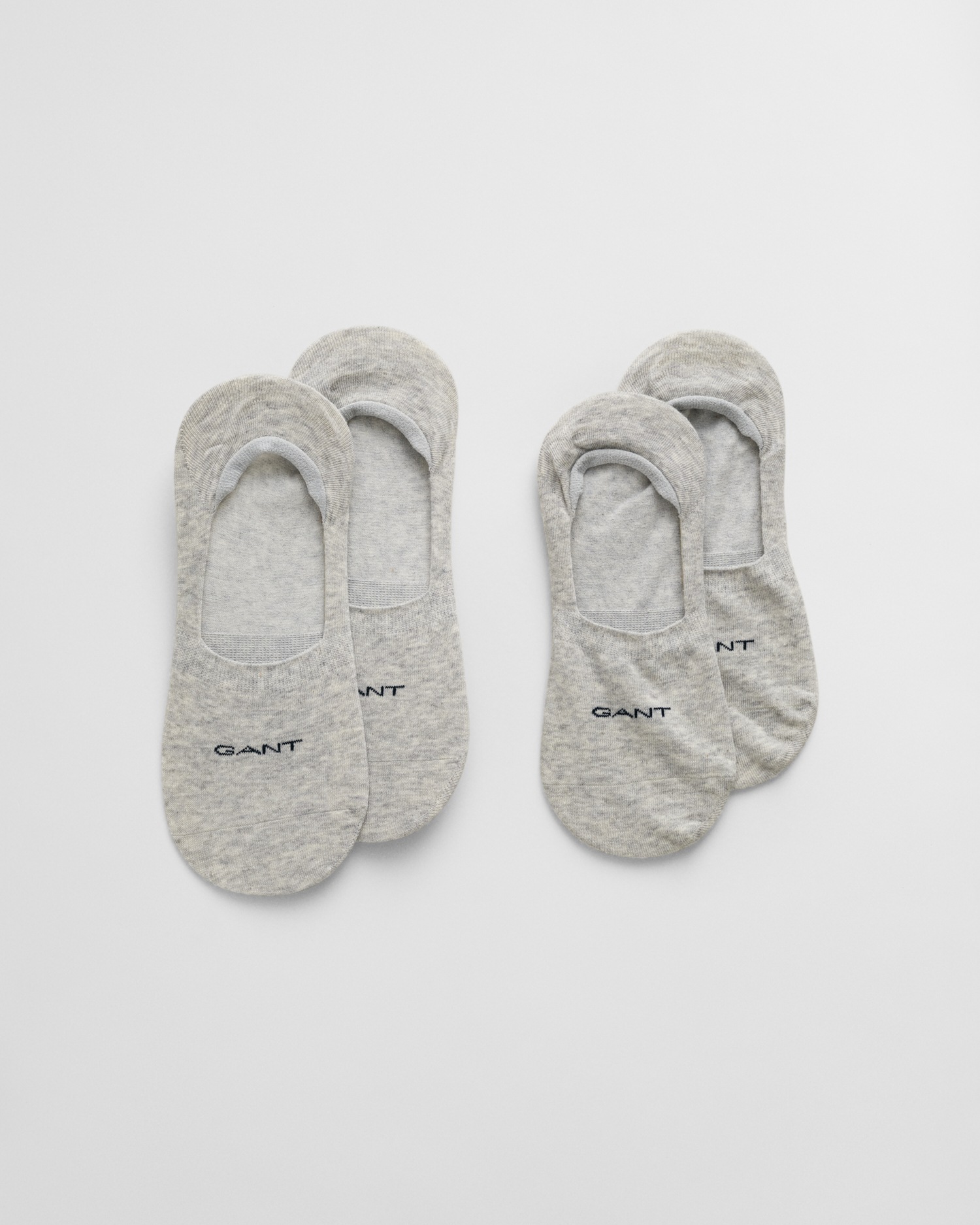 Gant Füsslinge »INVISIBLE SOCKS 2-PACK«, mit Silikonbesatz am Fersenbereich