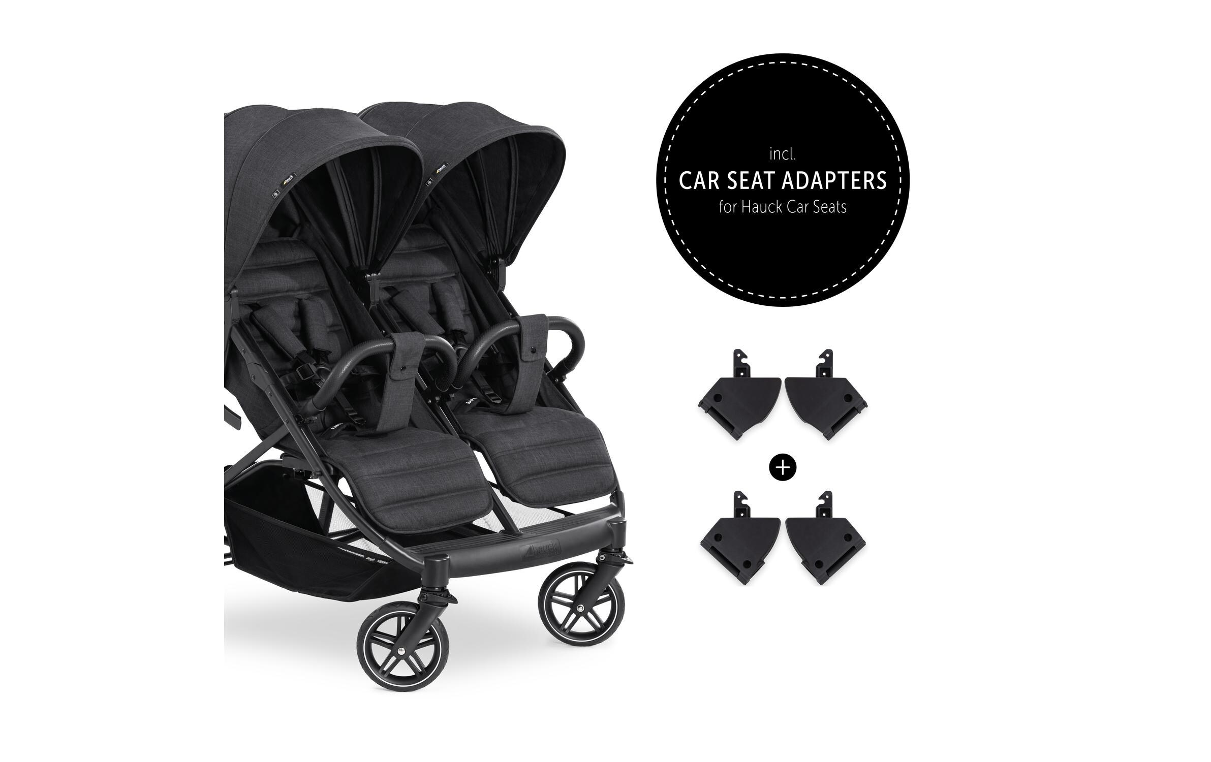 Hauck Geschwisterwagen »Uptown Duo S«, 36 kg