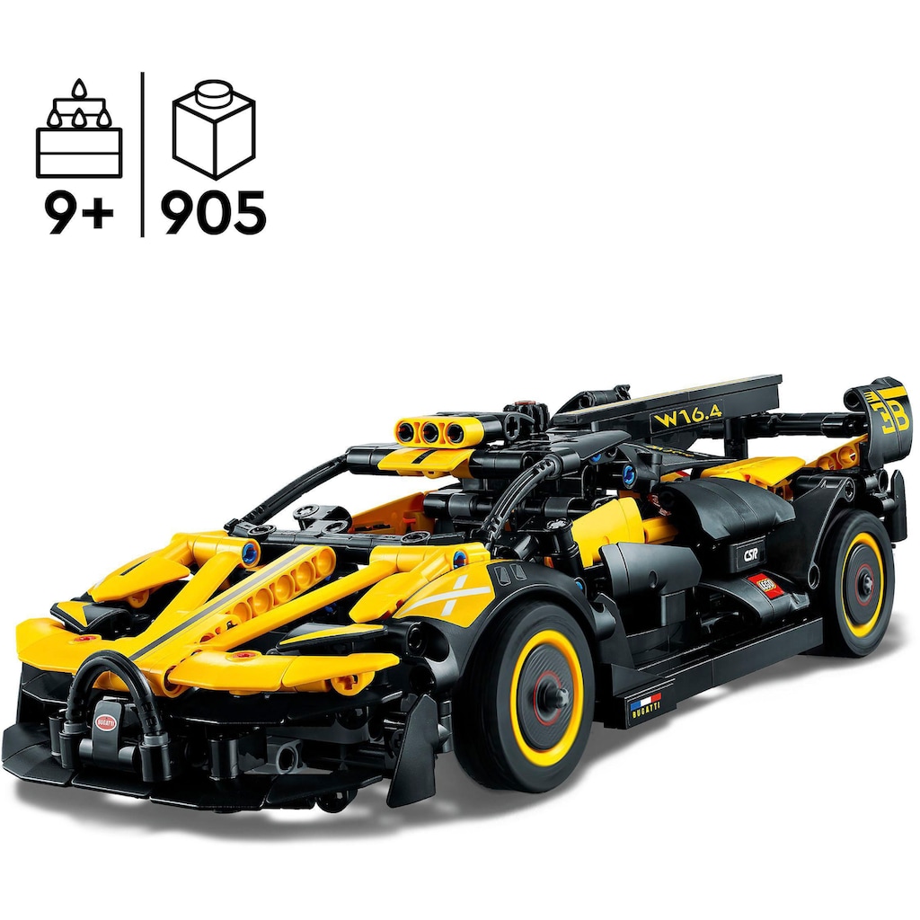 LEGO® Konstruktionsspielsteine »Bugatti-Bolide (42151), LEGO® Technic«, (905 St.)