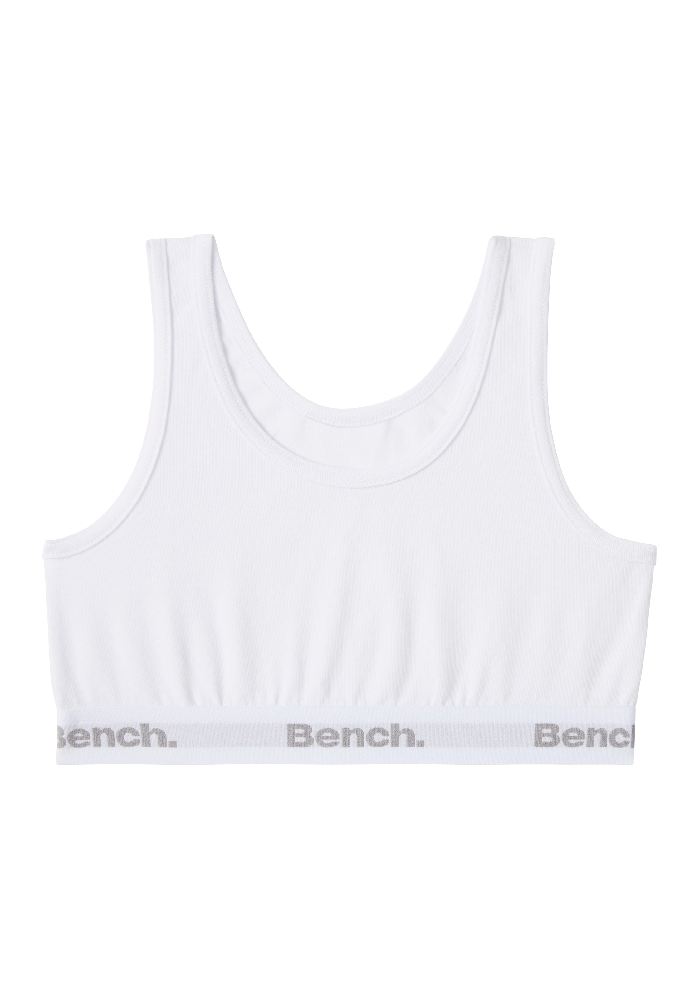 Bench. Bustier, mit Logo-Webbund