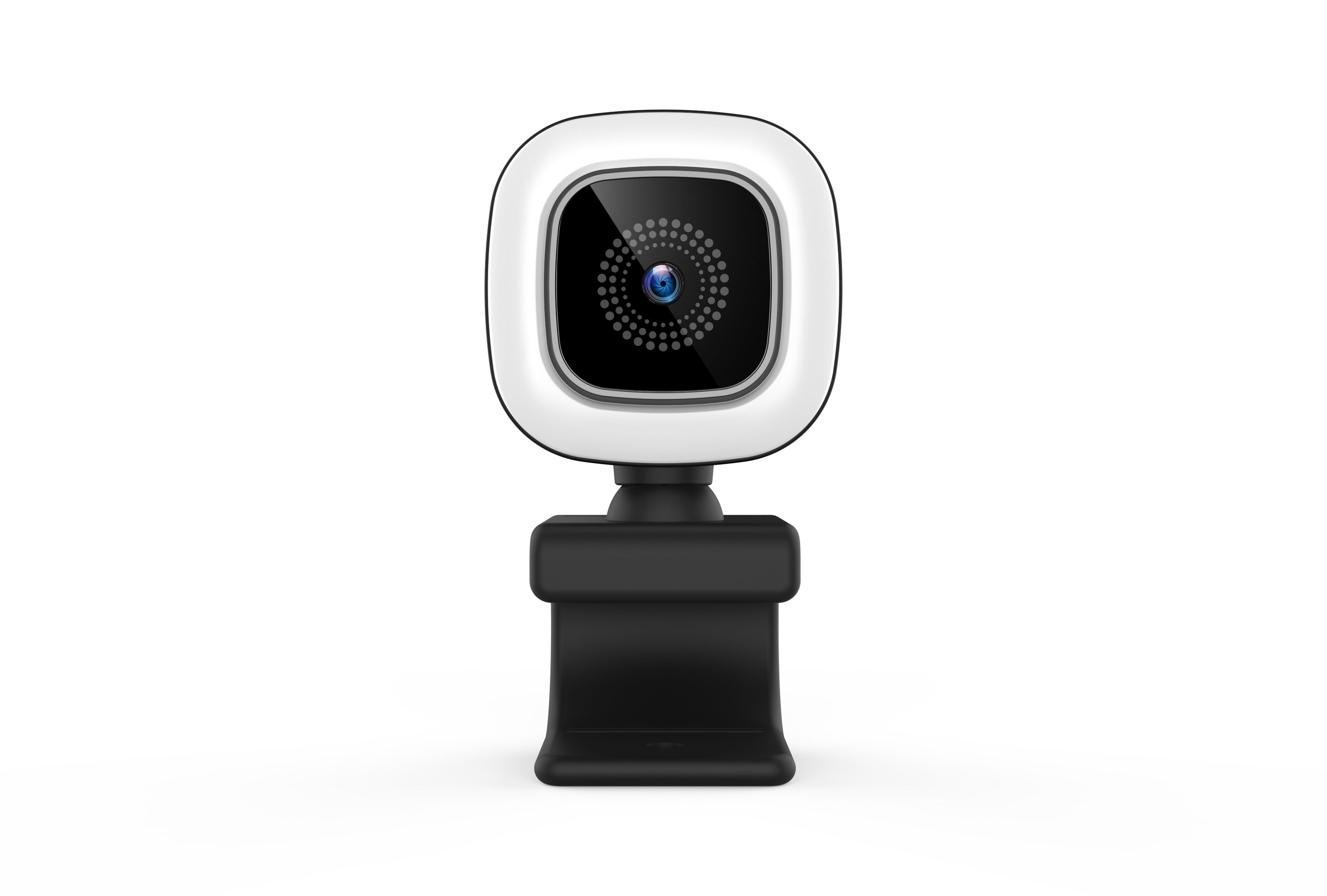 Hyrican Webcam »HYRICAN ST-CAM554 UHD Webcam 3840x2160 Pixel mit Ringlicht 12MP«, 4K Ultra HD