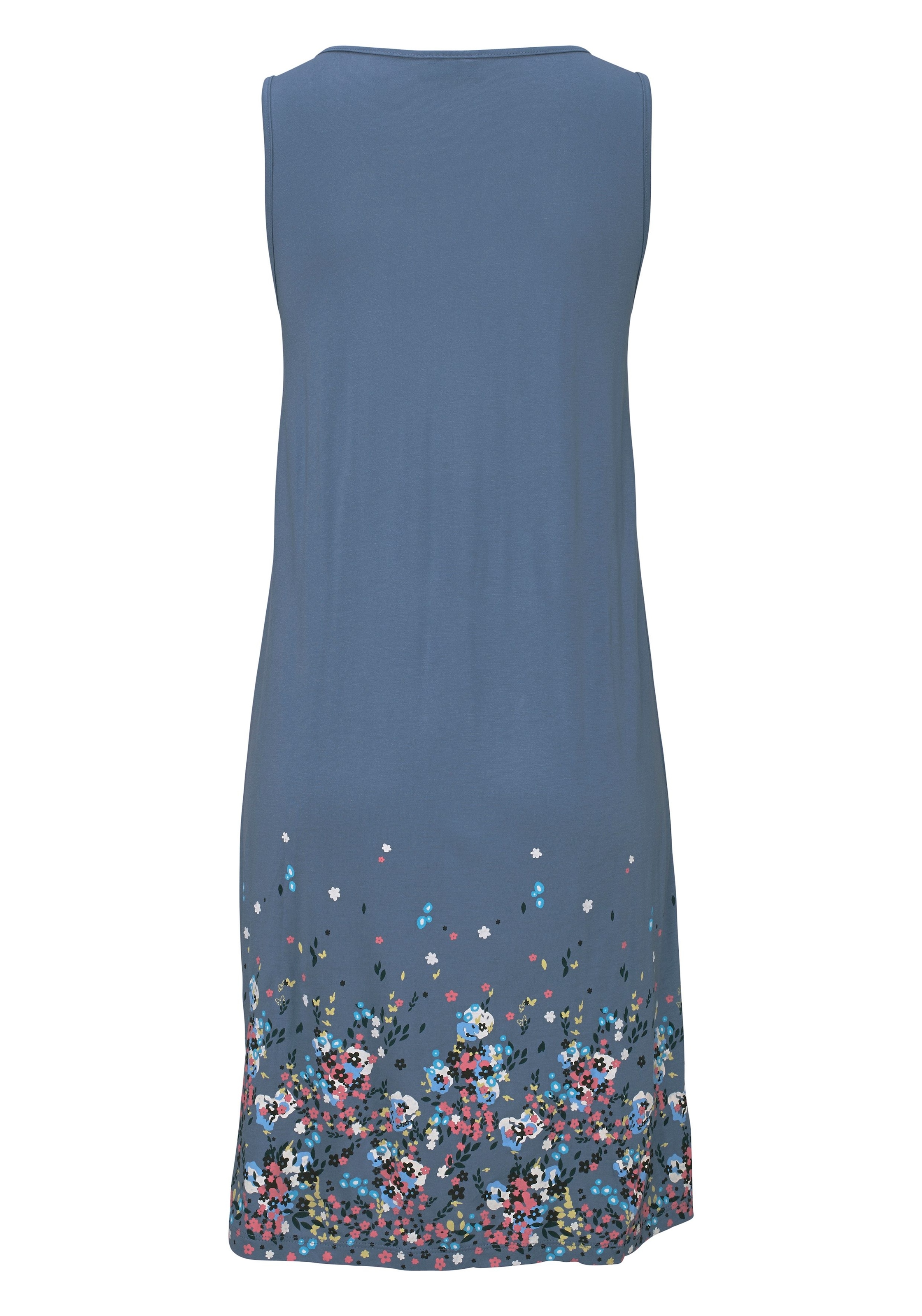 Beachtime Strandkleid, mit Blumenprint, Minikleid, Sommerkleid, Strandkleid