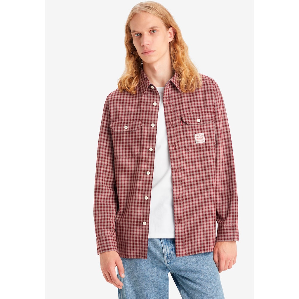 Levi's® Langarmhemd »CLASSIC WORKER -WORKWEAR REDS«, mit 2 verschliessbaren Brusttaschen