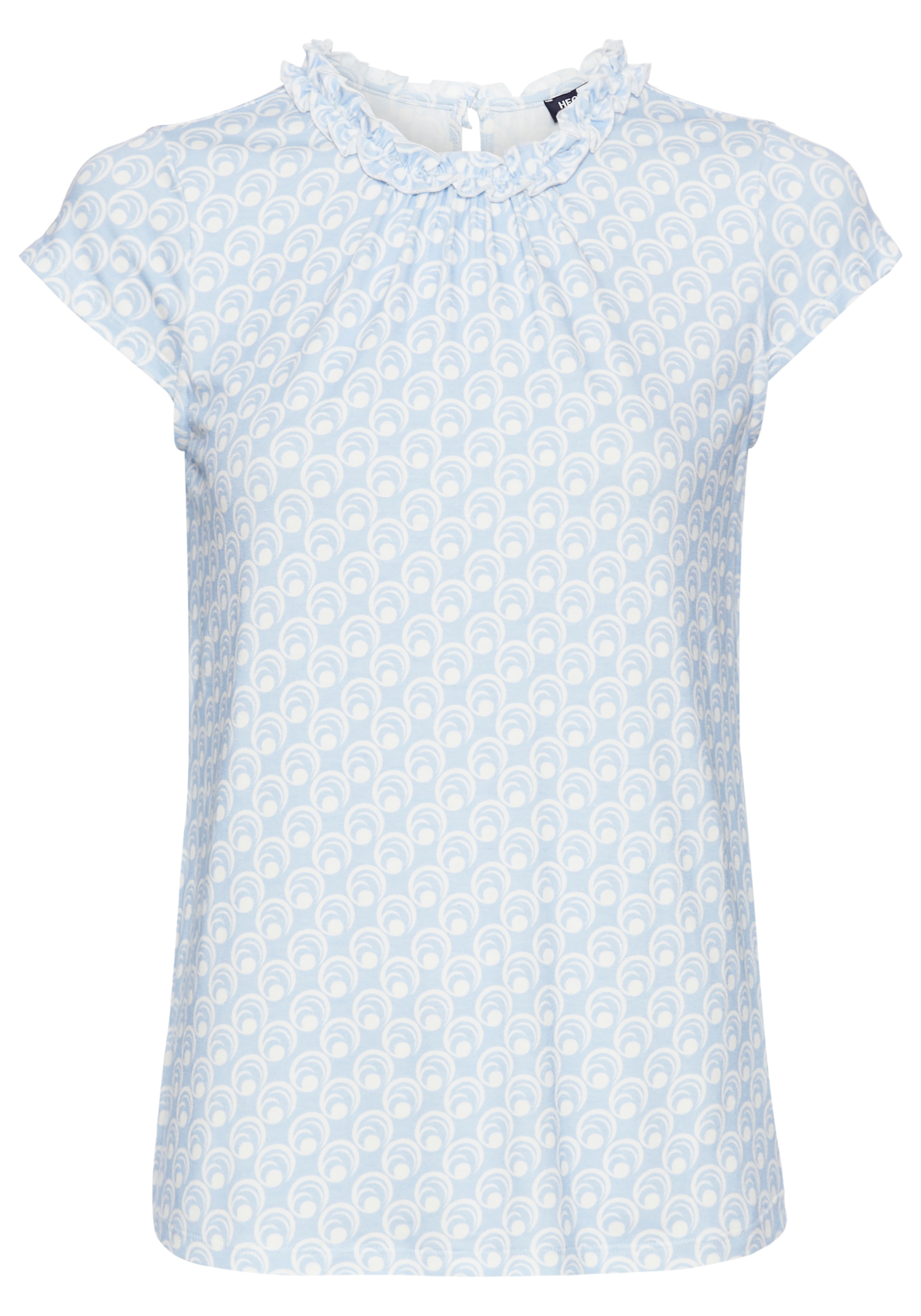 HECHTER PARIS Print-Shirt, mit femininem Ausschnittdetail