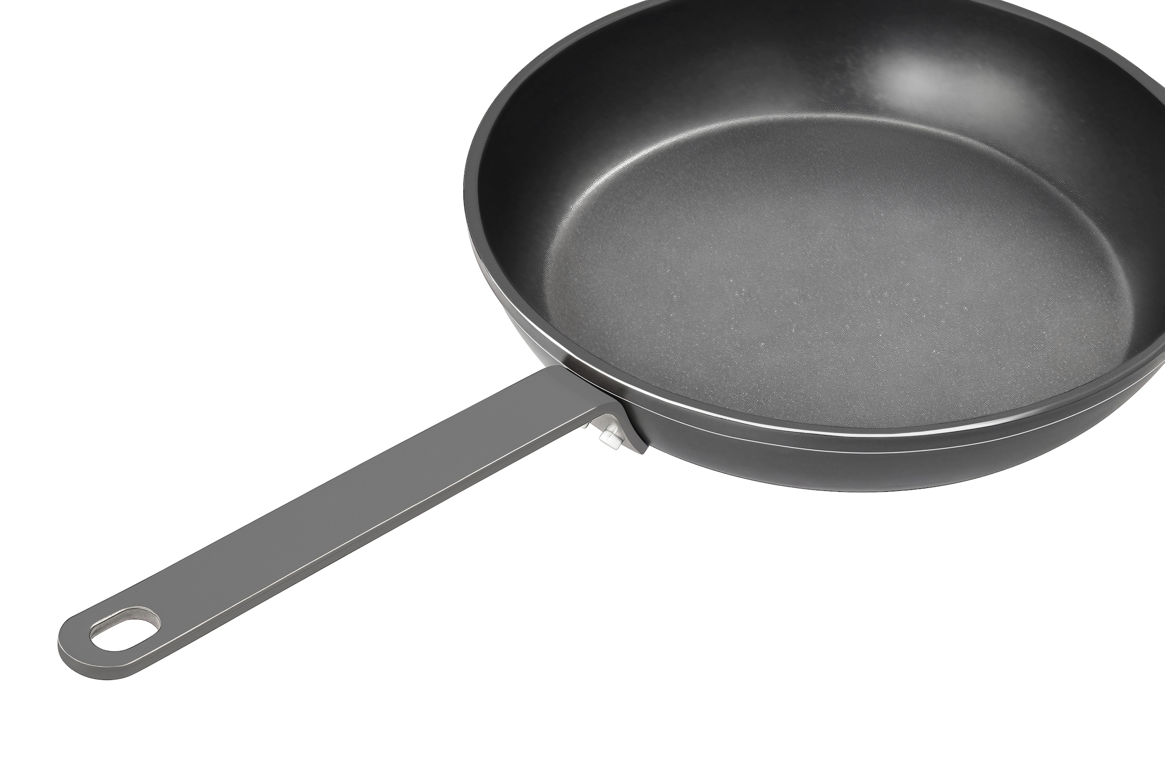 Hanseatic Pfannen-Set »ALU PRO«, Aluminium, (Set, 3 tlg., 1x Pfanne 24 cm, 1x Servierpfanne 28 cm), Profi Pfannen mit Antihaftbeschichtung, für alle Herdarten, Induktion