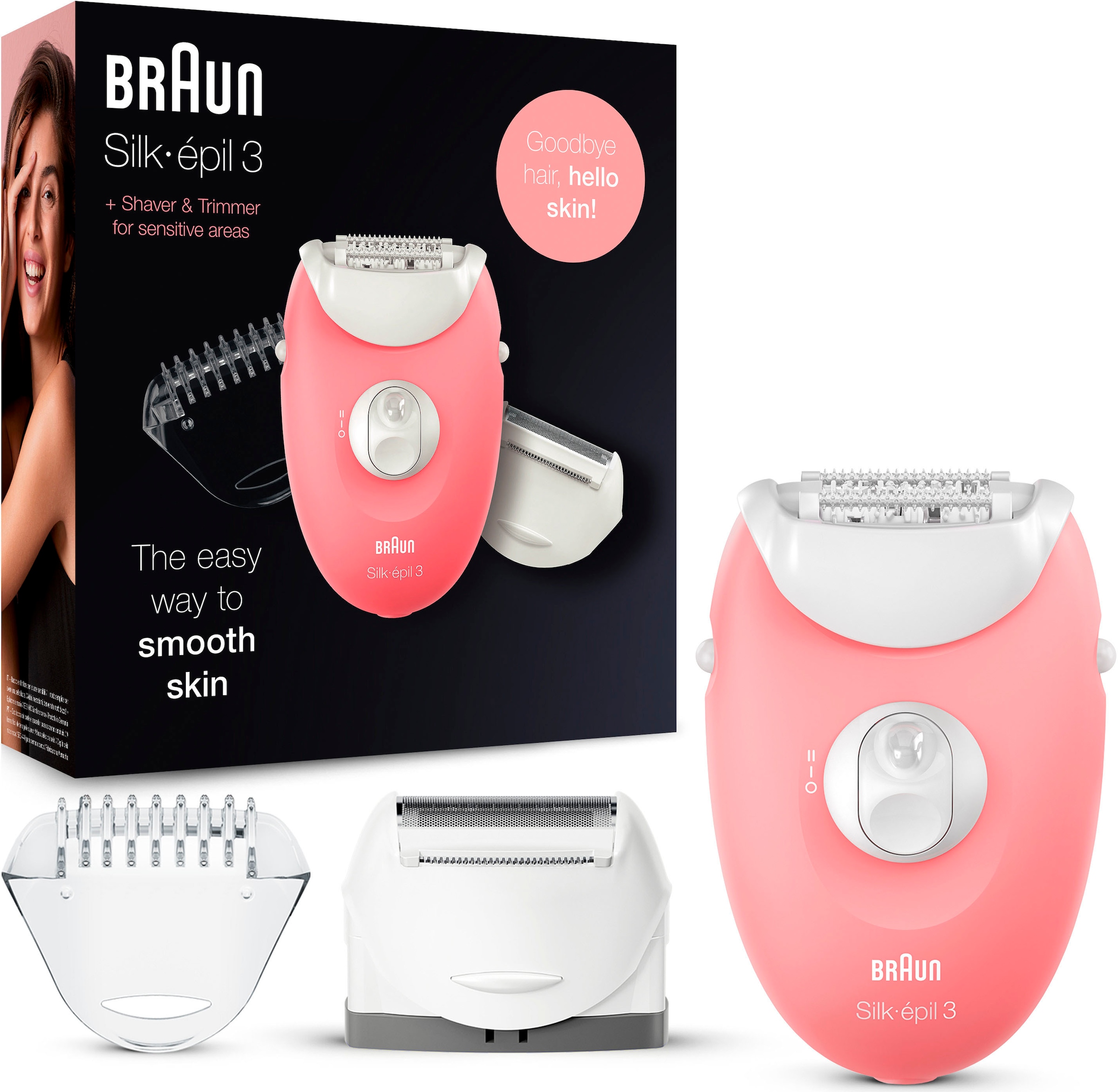 ❤ Braun Epilierer »Silk-épil 3 3-440«, im kaufen 3-in-1 SE Jelmoli-Online Shop Starter Haarentfernung