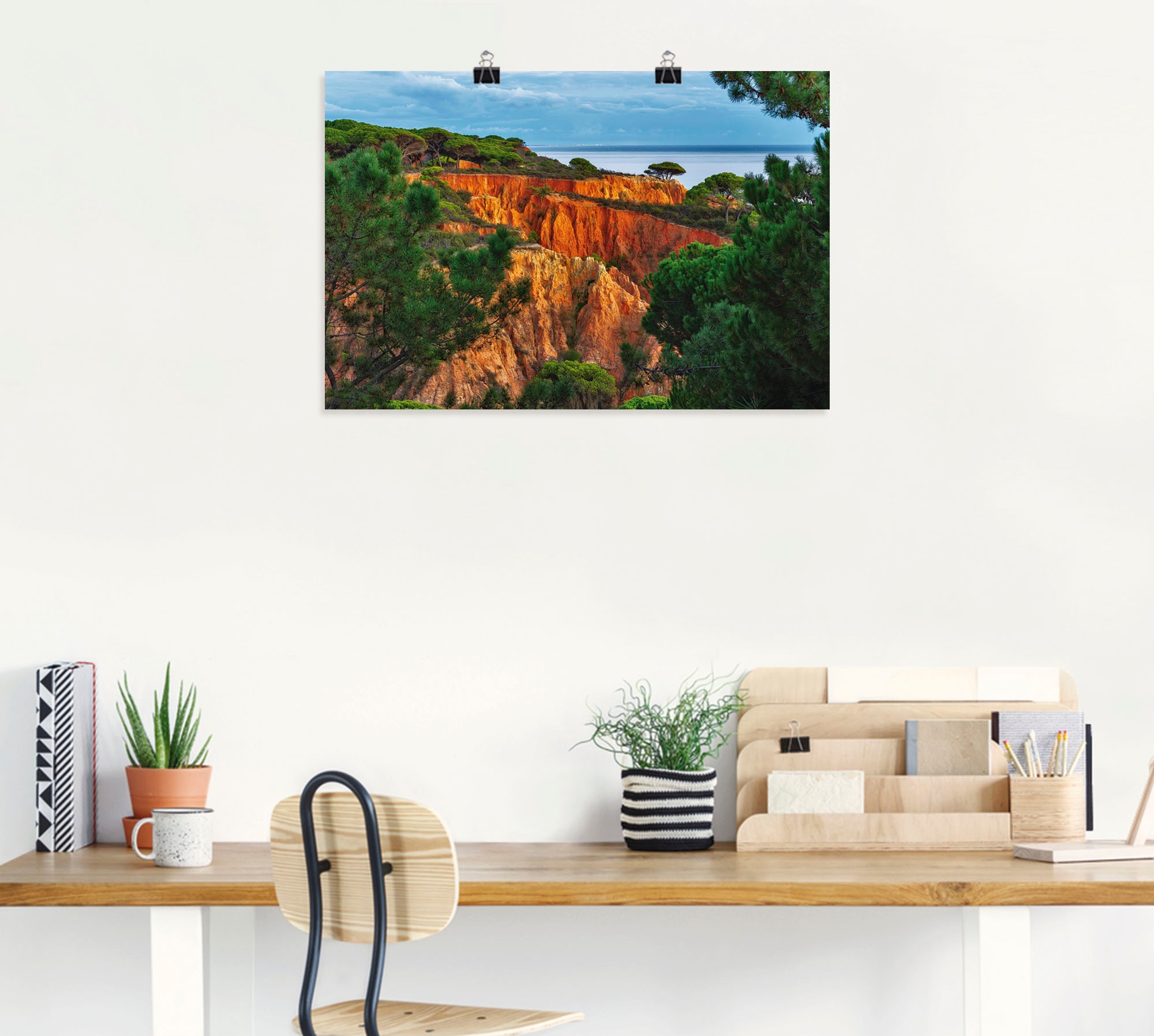 Artland Wandbild »Rote Sandsteinfelsen, Portugal«, Felsen, (1 St.), als  Alubild, Leinwandbild, Wandaufkleber oder Poster in versch. Grössen online  kaufen | Jelmoli-Versand | Poster
