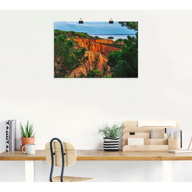 Artland Wandbild »Rote Sandsteinfelsen, Portugal«, Felsen, (1 St.), als  Alubild, Leinwandbild, Wandaufkleber oder Poster in versch. Grössen online  kaufen | Jelmoli-Versand