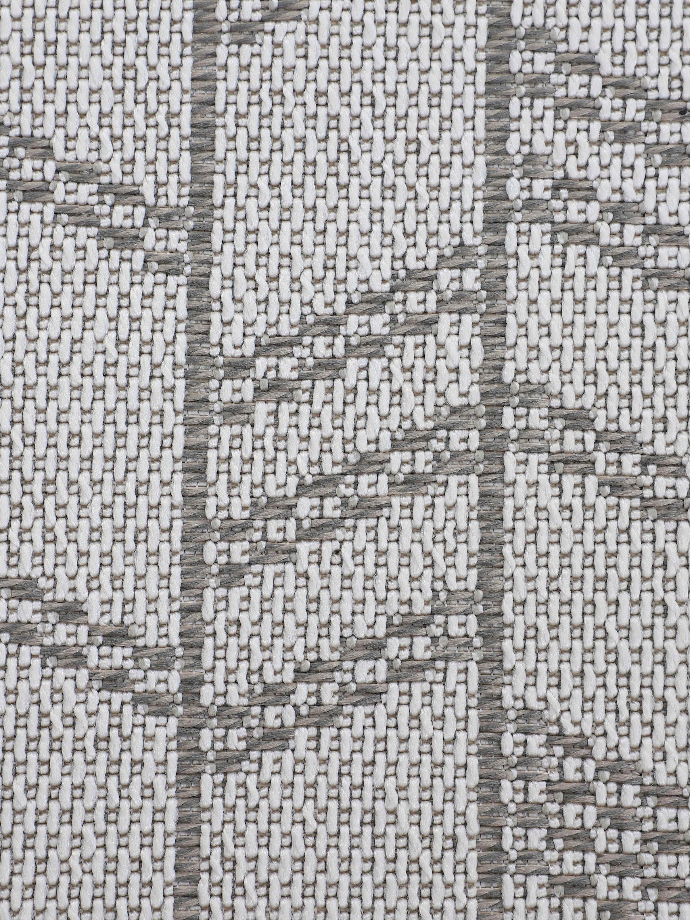 carpetfine Läufer »Boho 102«, rechteckig, 4 mm Höhe, robustes Flachgewebe, Sisal Optik, UV-beständig, Aussenbereich
