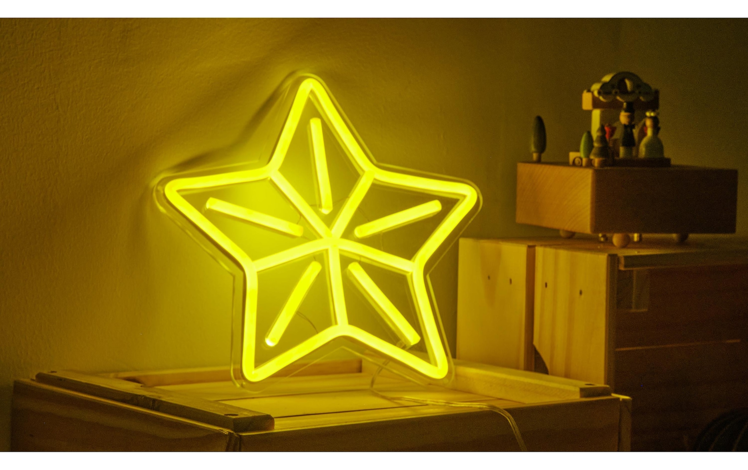Dekolicht »Vegas Lights Weihnachtsstern 23 x 22 cm«