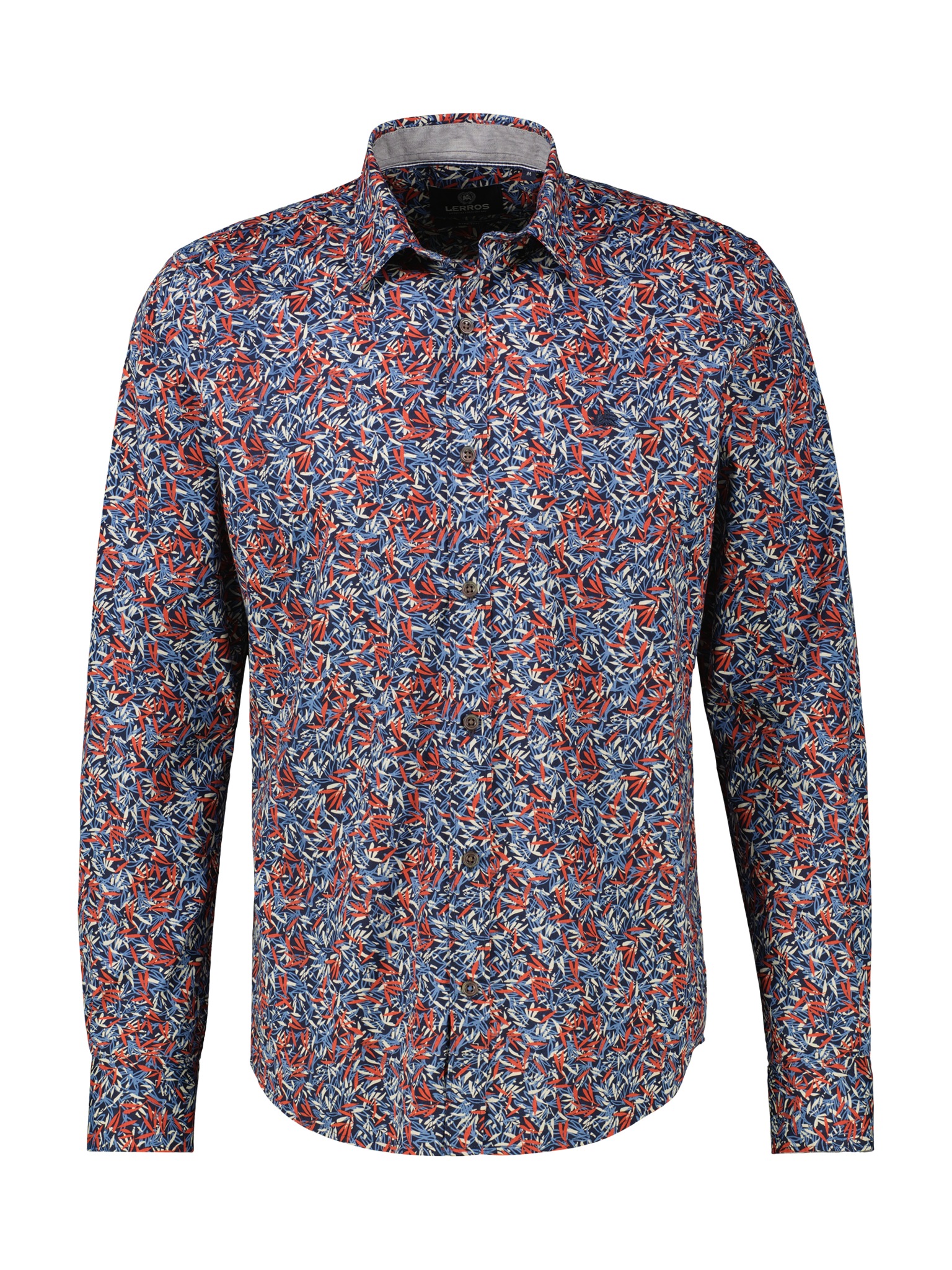 LERROS Langarmhemd mit All-Over Print