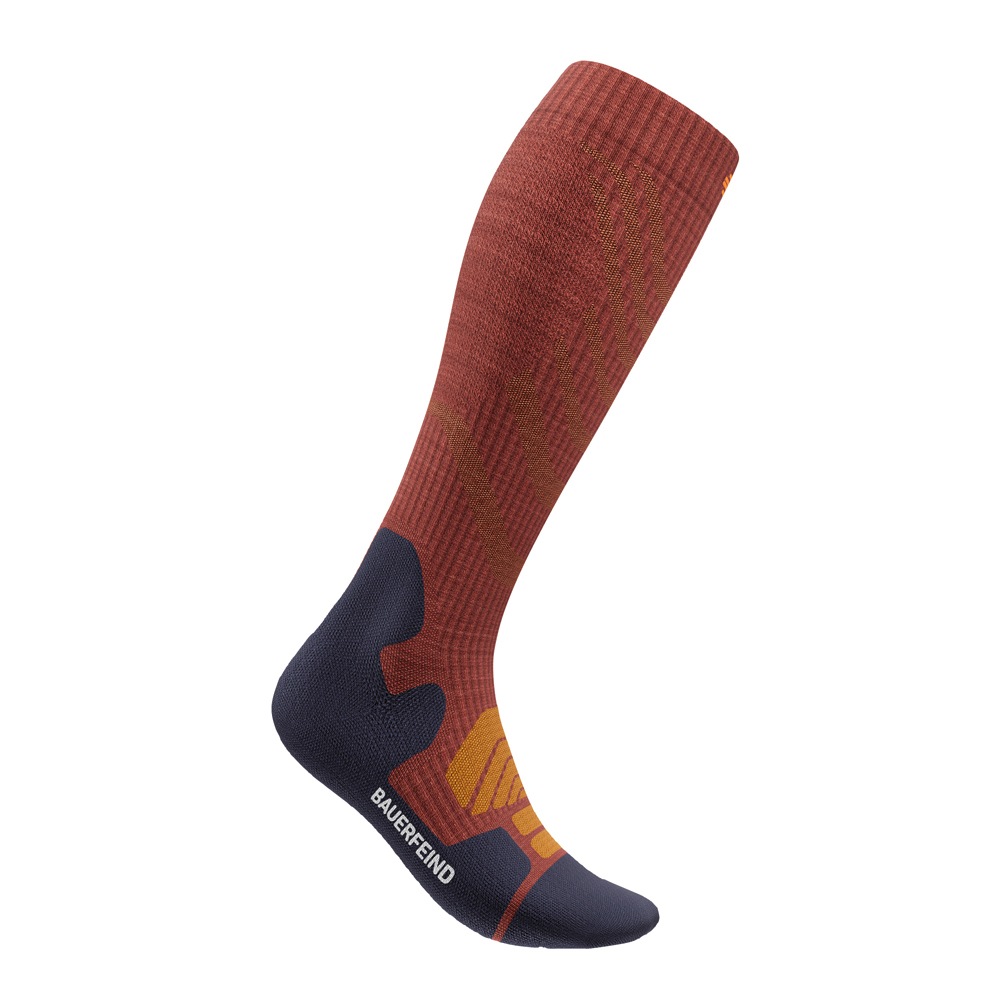 Bauerfeind Sportsocken »OUTDOOR MERINO COMPRESSION SOCKS« für Erwachsene beim Wandern, mit speziellen Kompressionszonen