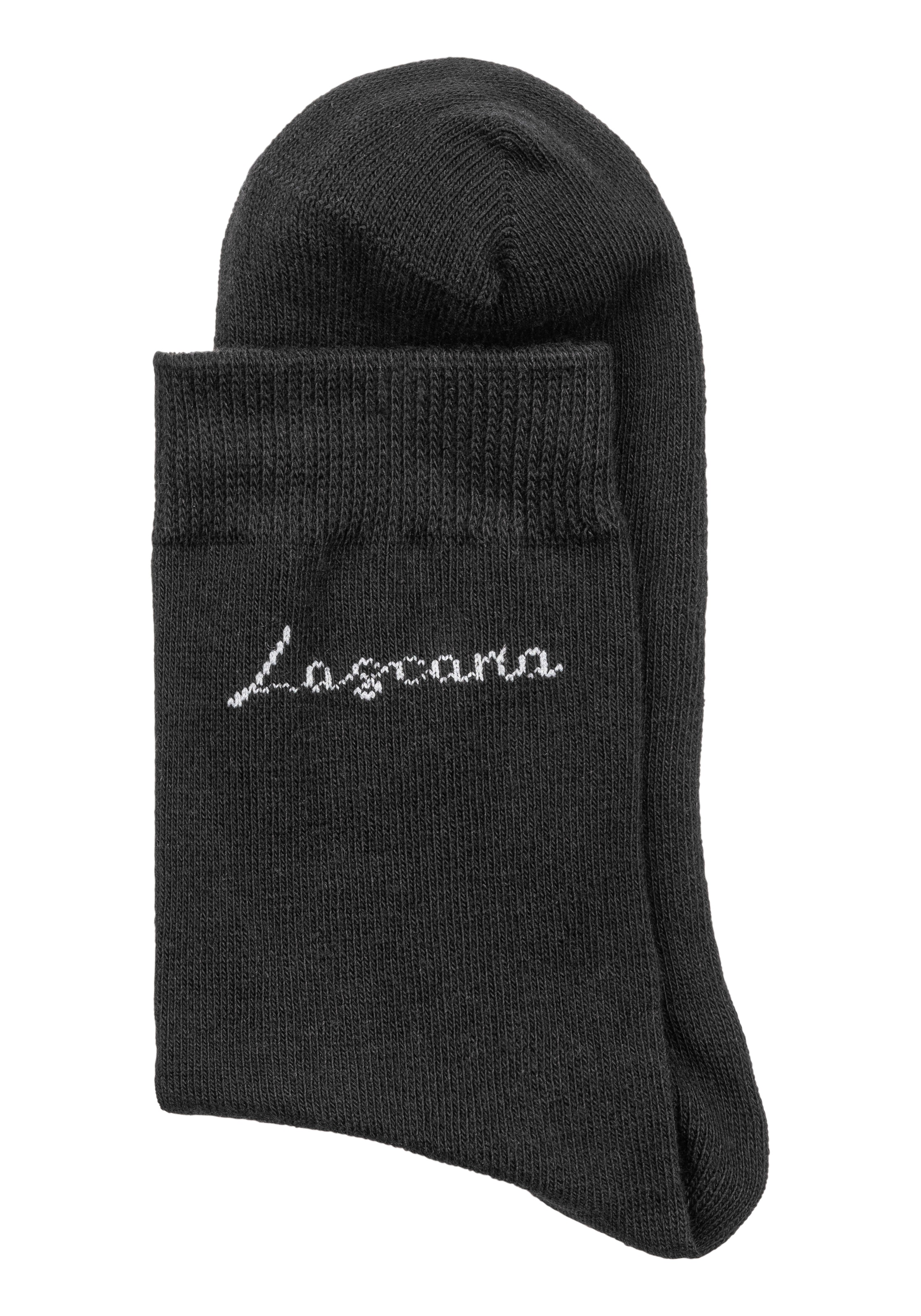 LASCANA Basicsocken, (Box, 4 Paar), in ansprechender Geschenkbox