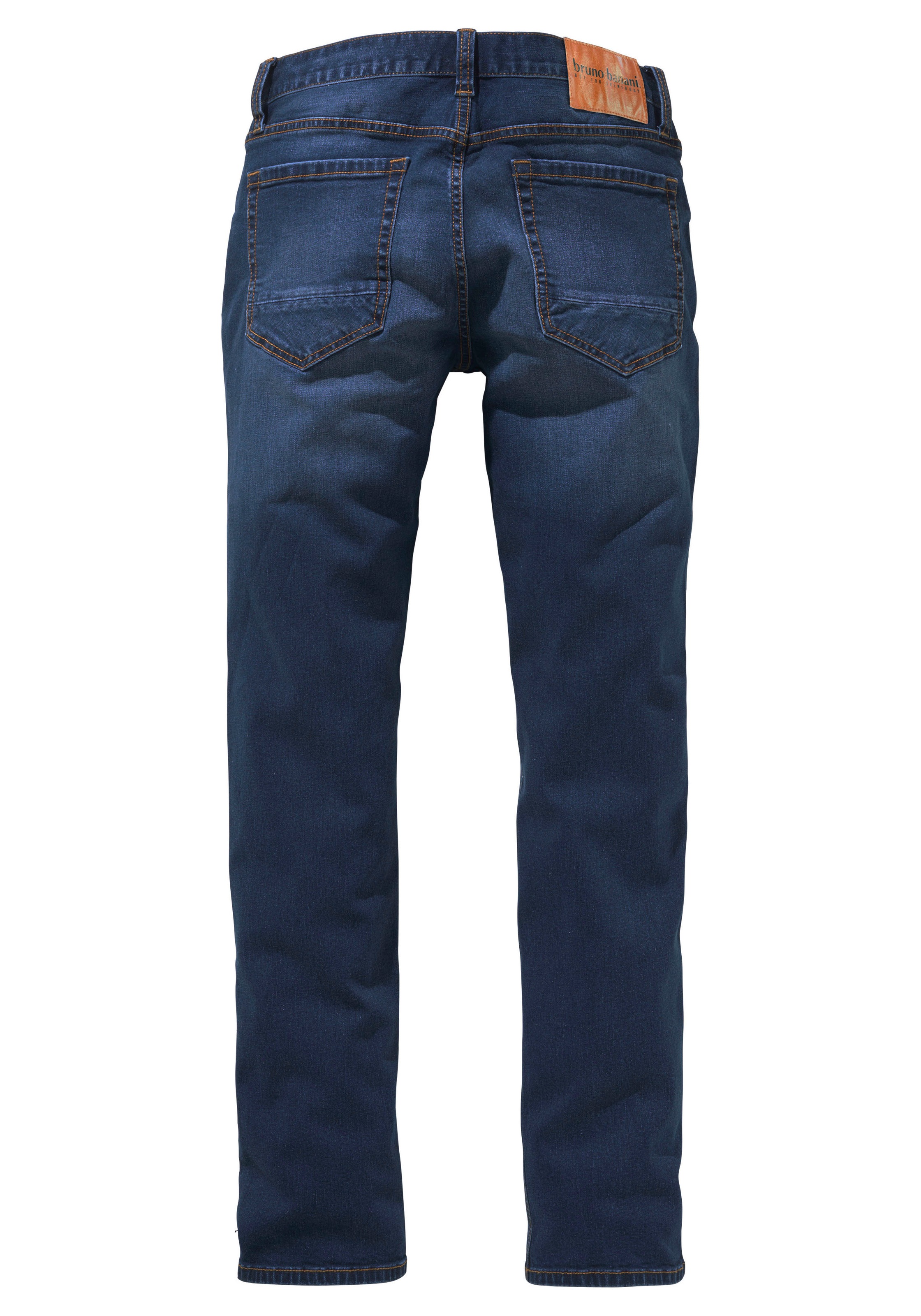 Bruno Banani Straight-Jeans »Hutch«, gerade Beinform, teilweise mit modischen Destroyed-Effekten