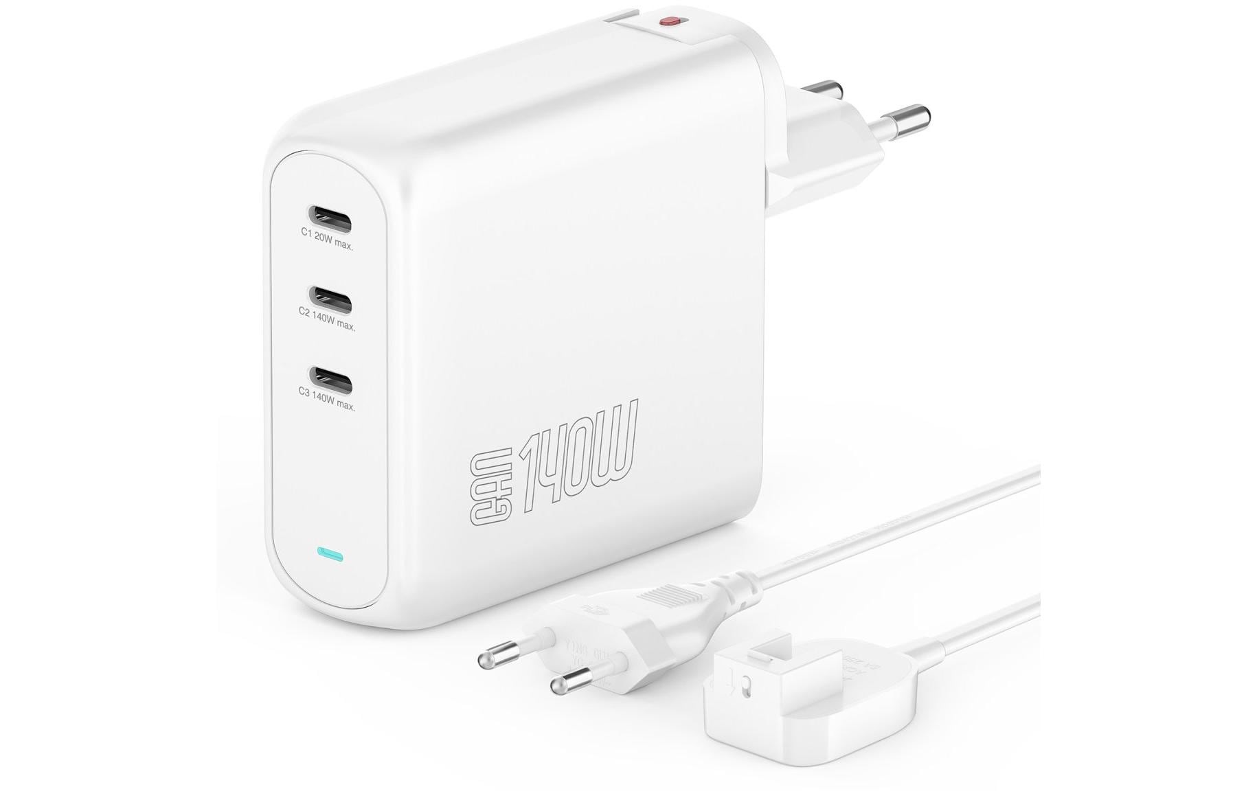 4smarts USB-Ladegerät »Flex Pro 140W White«