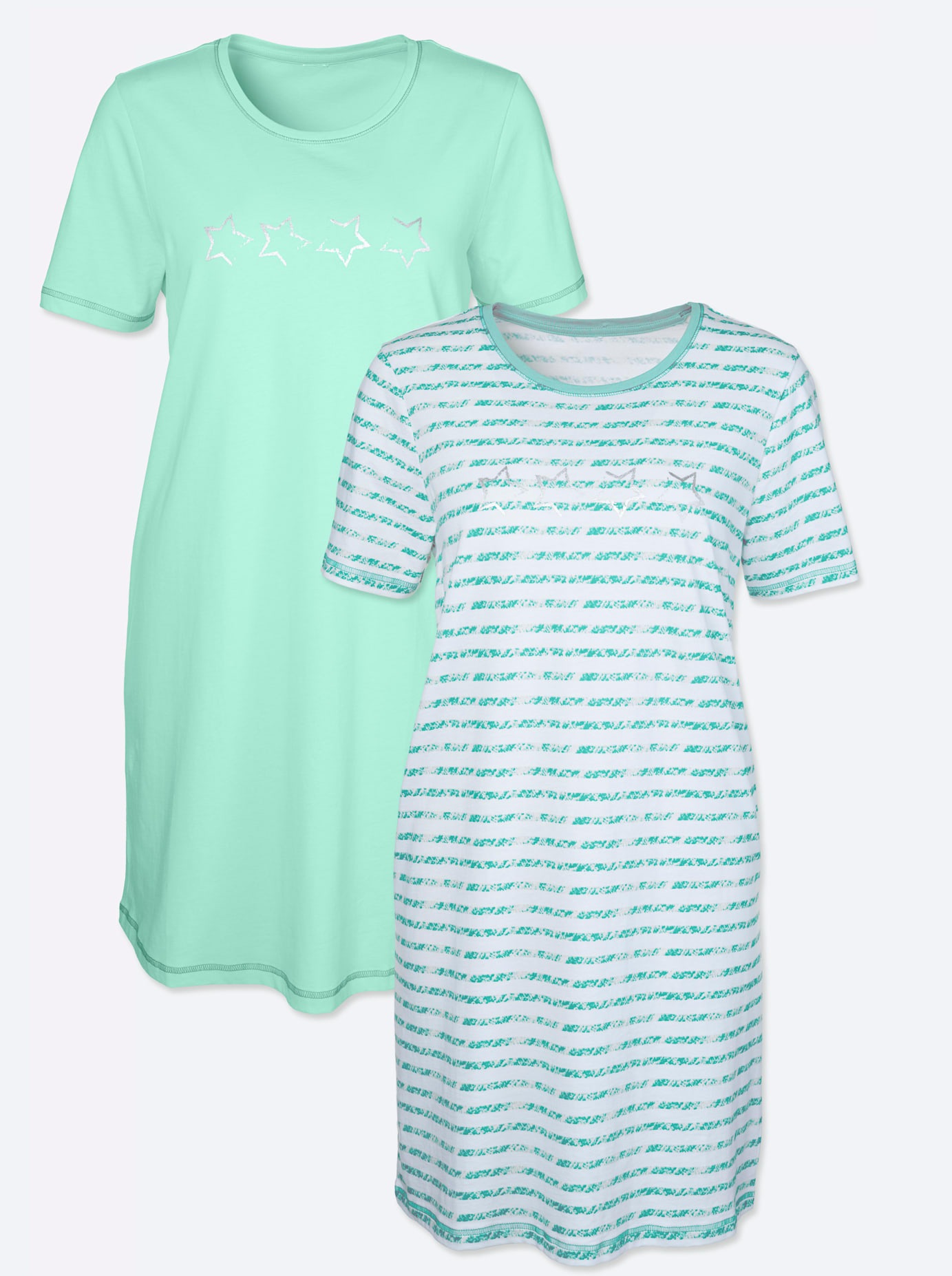 wäschepur Nachthemd "Kurzarm-Sleepshirts"