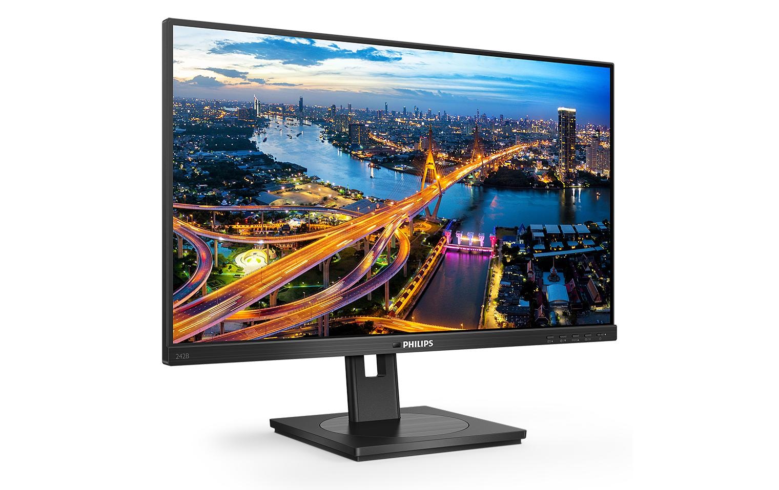 Philips Ergo Monitor »Philips 242B1/00«, 60,21 cm/23,8 Zoll, 1920 x 1080 px, Full HD, 4 ms Reaktionszeit, 75 Hz