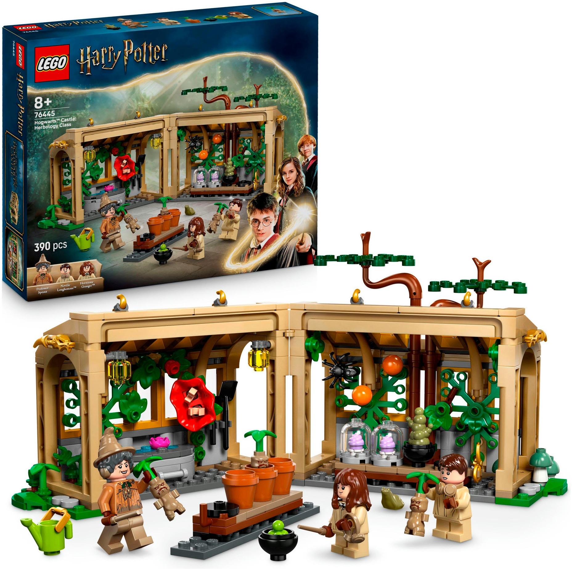 LEGO Konstruktionsspielsteine "Schloss Hogwarts: Kräuterkundeunterricht (76445), LEGO Harry Potter™" Made in Europe