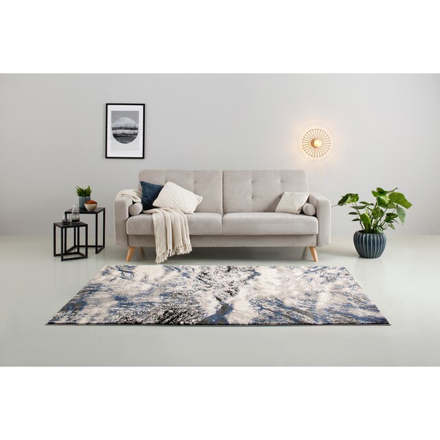 my home Teppich »Dario«, rechteckig, angenehme Haptik, modernes Marmor- Design, Wende - Teppich, weich online shoppen | Jelmoli-Versand