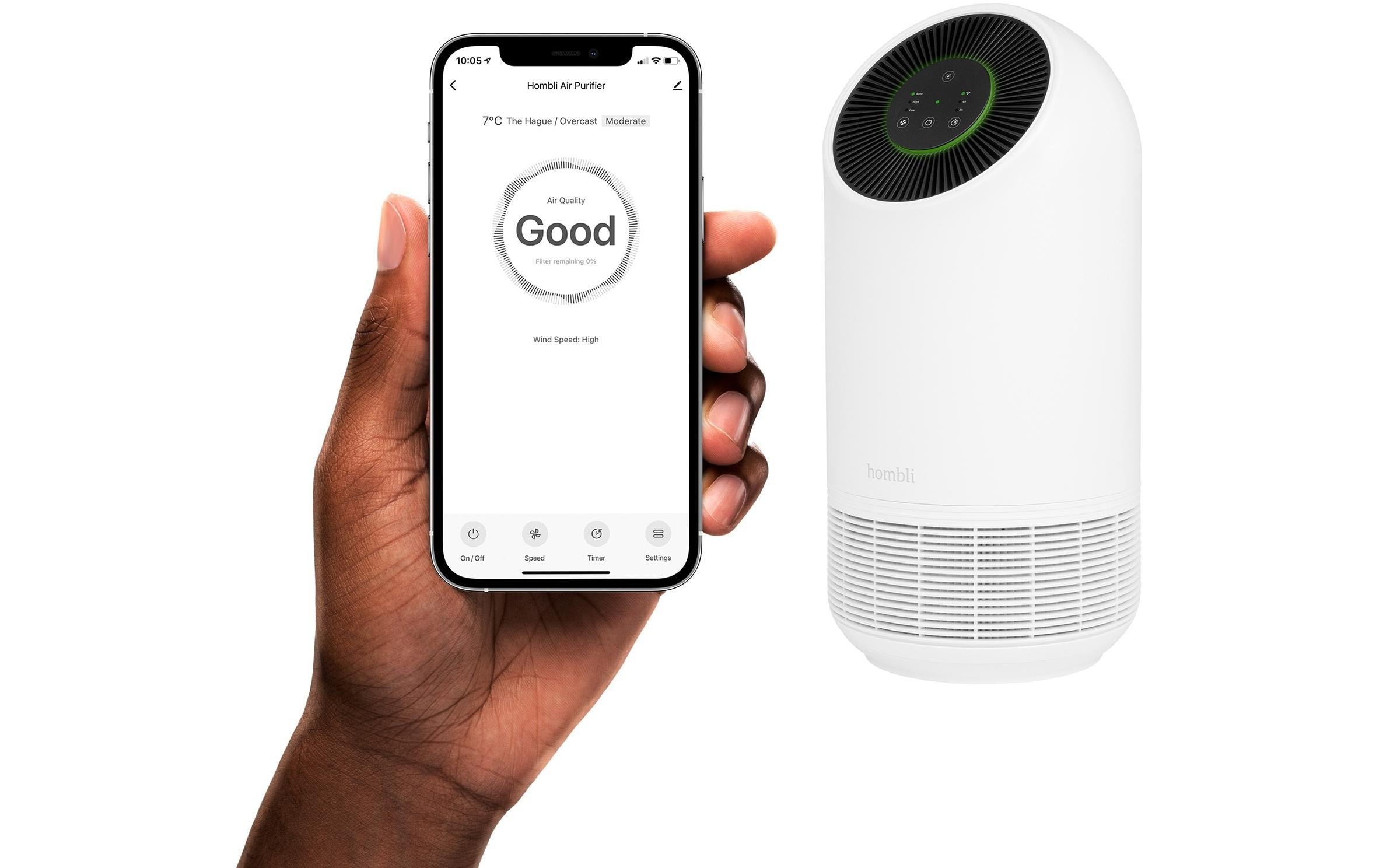 Luftreiniger »hombli Smart Air«, für 25 m² Räume