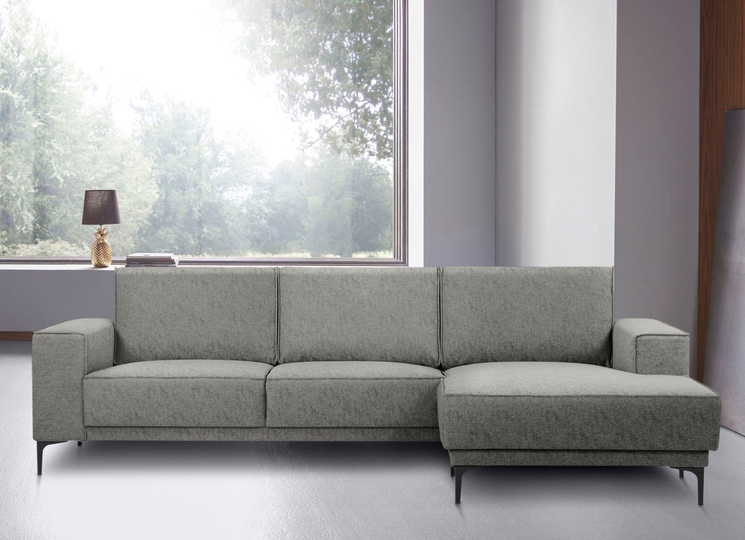Places of Style Ecksofa »Oland«, 280 cm, im zeitlosem Design und hochwertiger Verabeitung