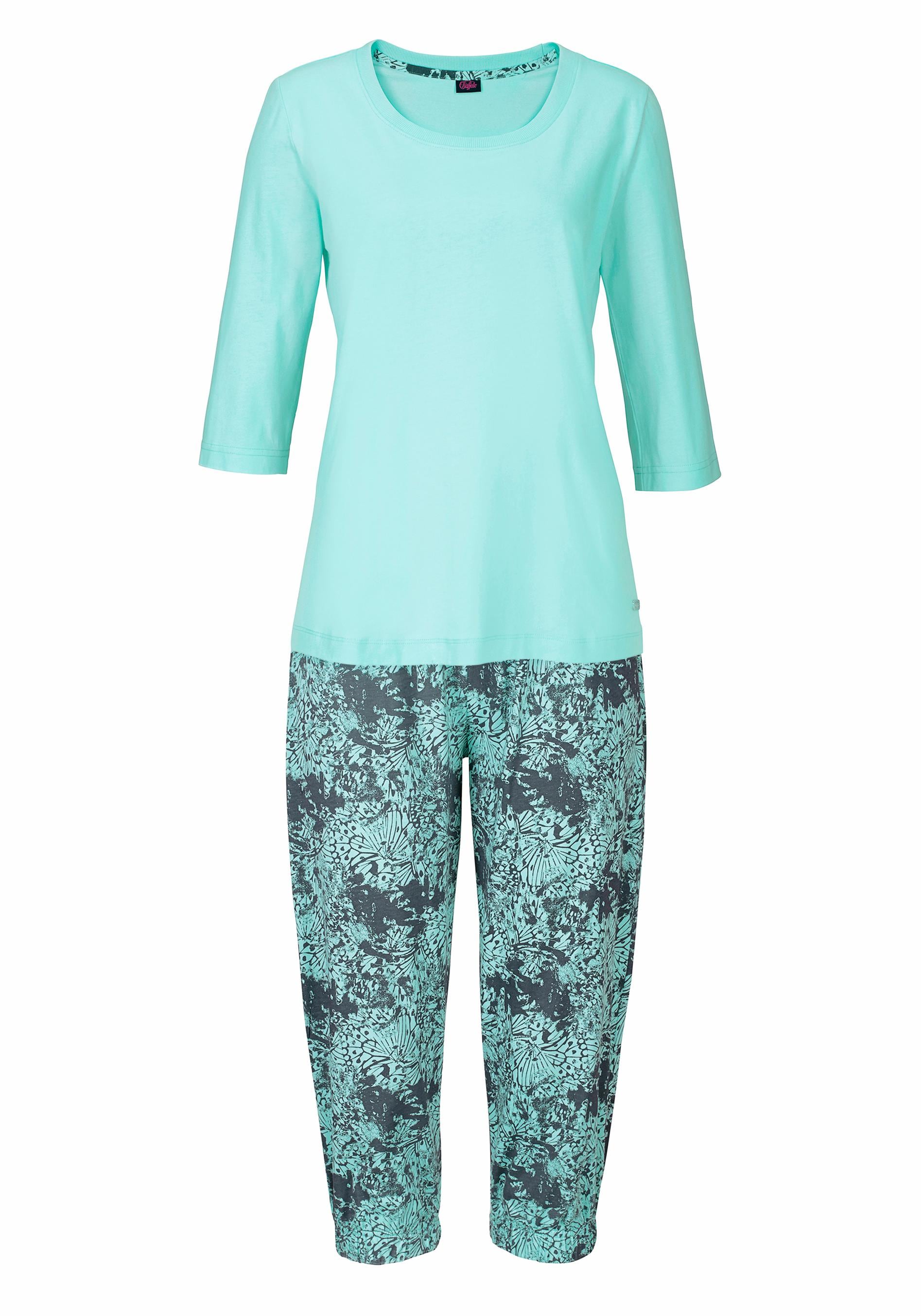 Buffalo Capri-Pyjama, (2 tlg., bei Schweiz gemusterter shoppen Hose mit Stück), online 1 Jelmoli-Versand