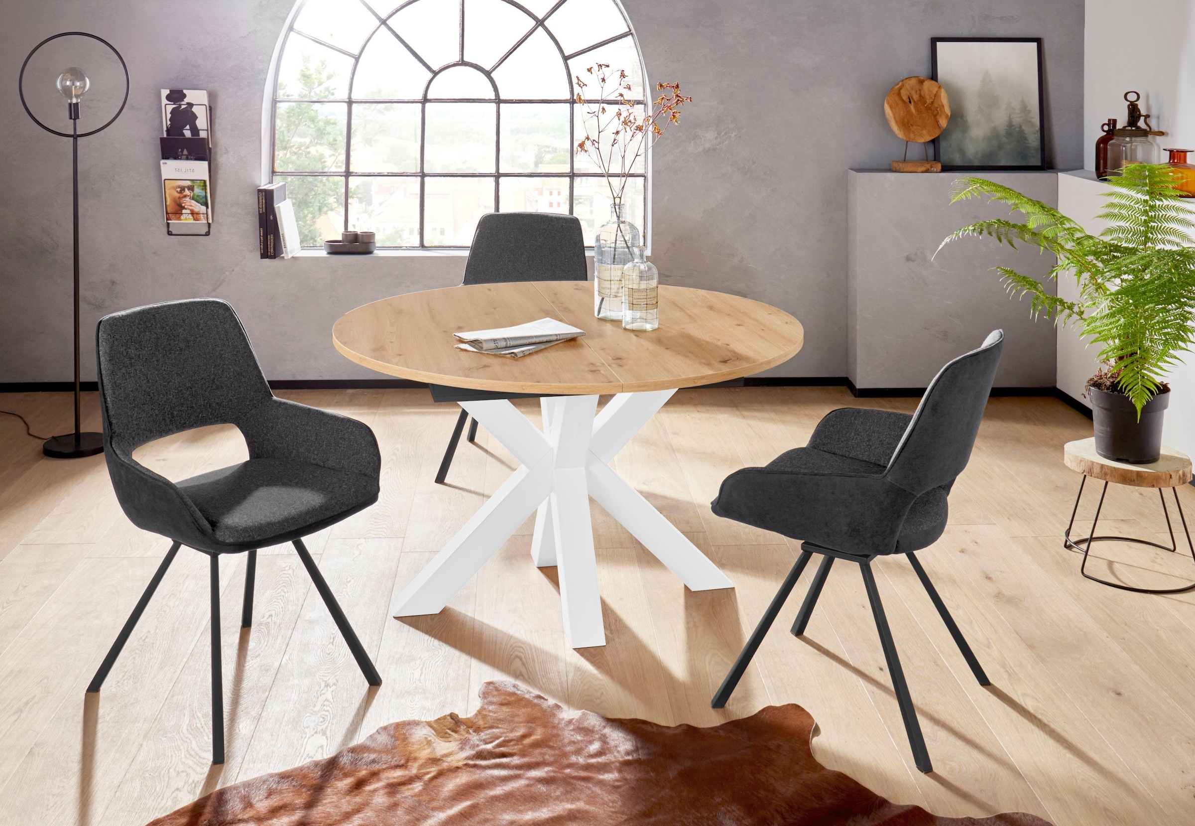 MCA furniture 4-Fussstuhl »Parana«, (Set), 2 St., Stuhl belastbar bis 120 Kg