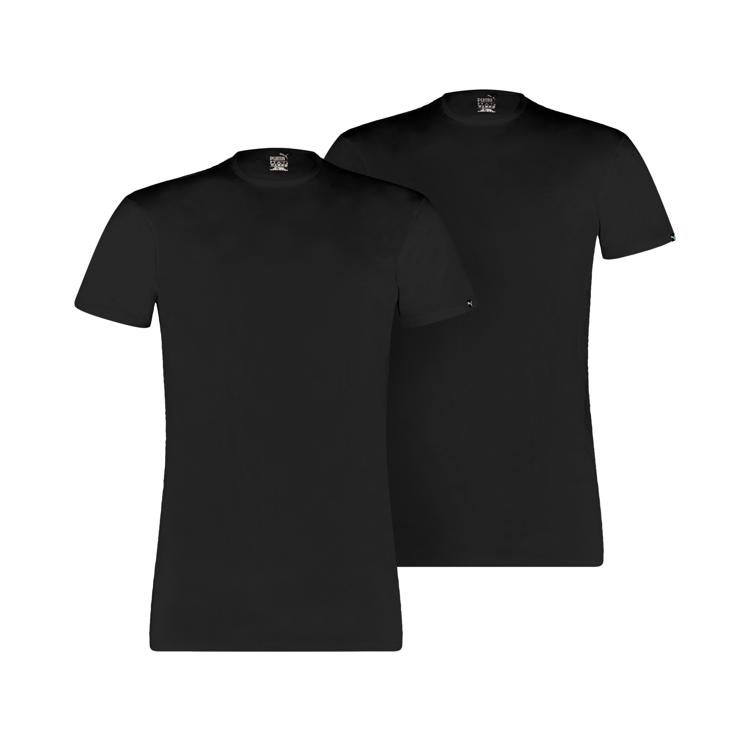 PUMA T-Shirt 2er-Pack, Rundhalsausschnitt, Kurzarm, Regular Fit, elastisch