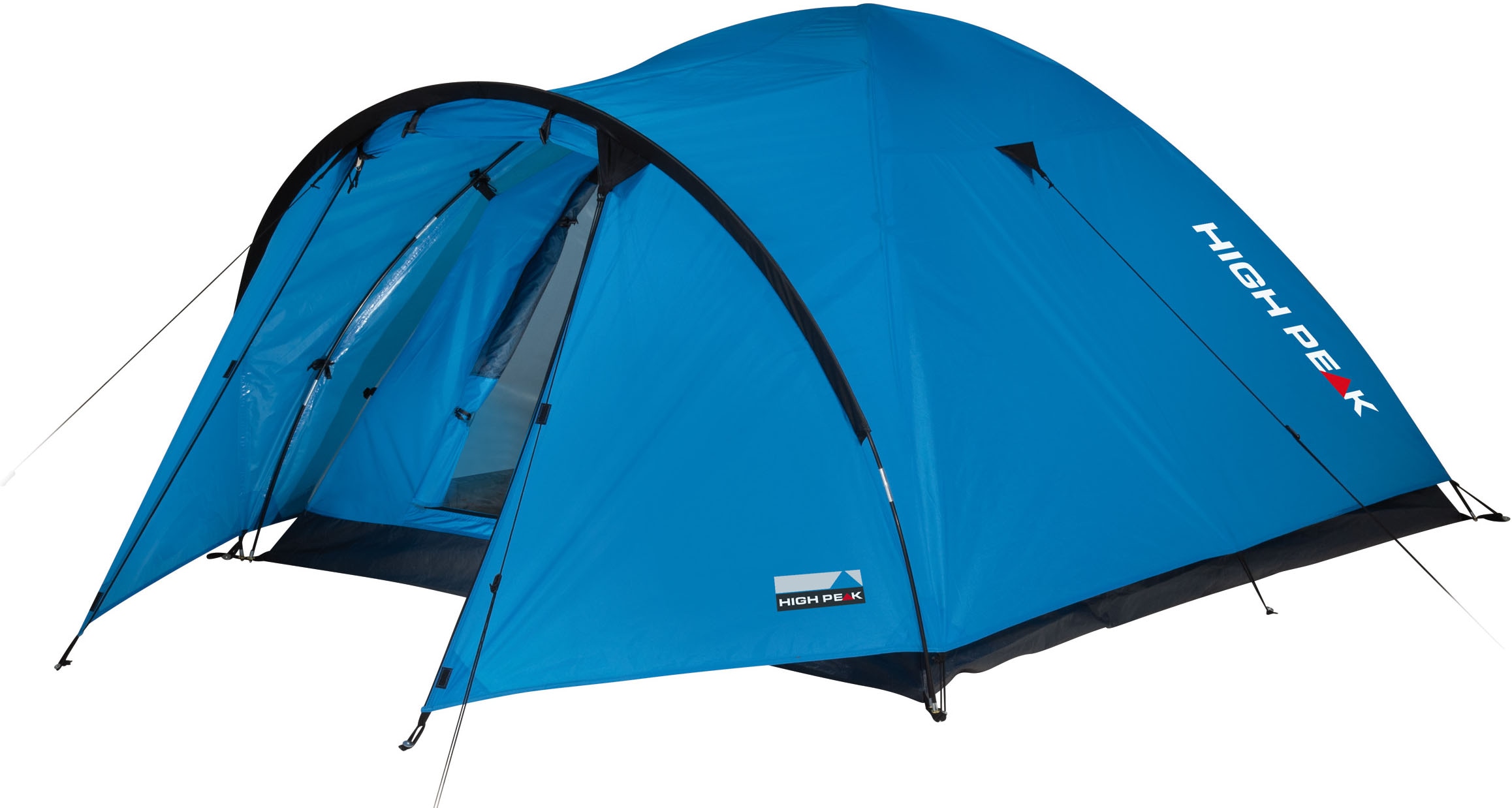 High Peak, Kuppelzelt »Narvik 4« 4 Personen, blau, grau, B/H/L: 250cm x 135cm x 295cm, Kuppelzelt