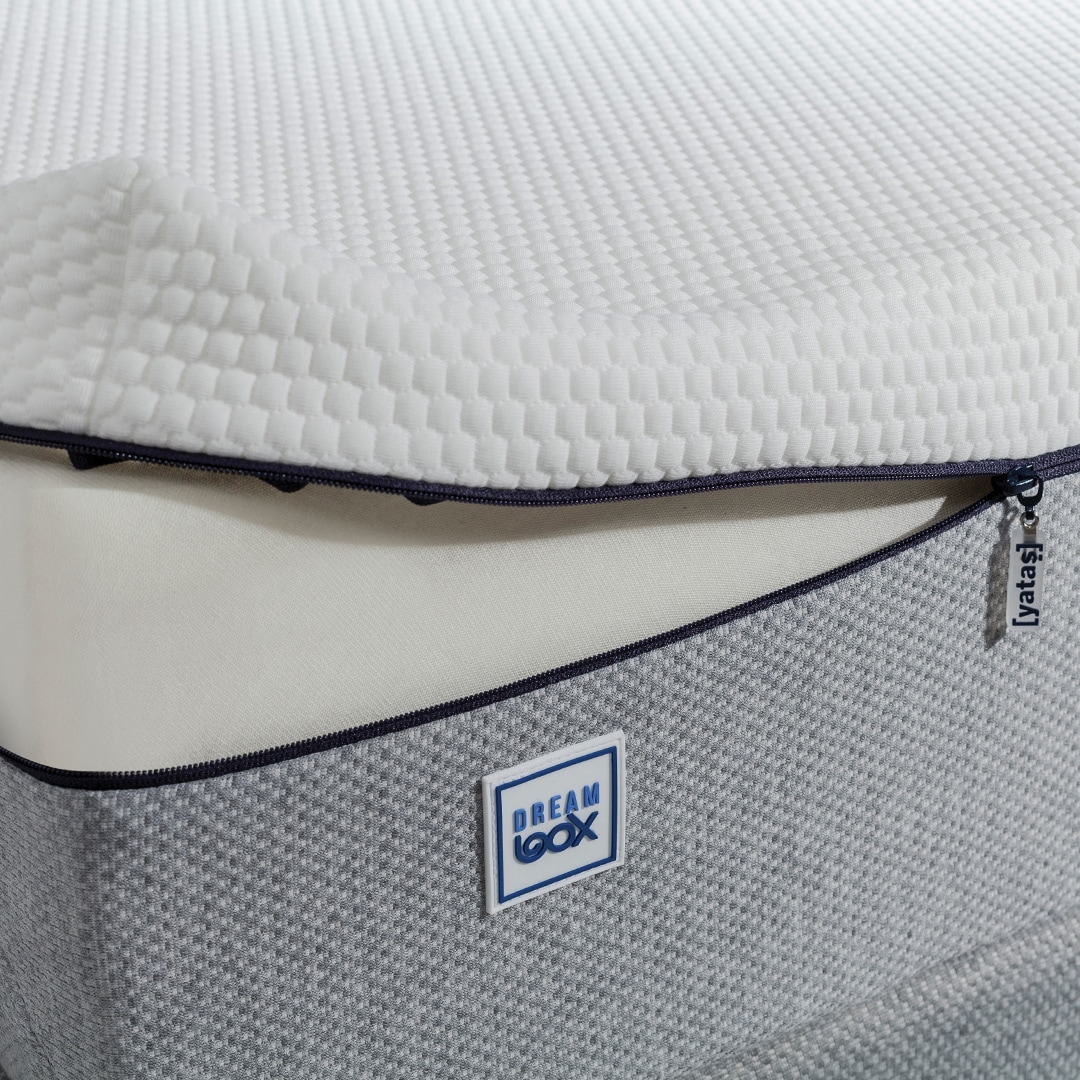 Yatas Bedding Taschenfederkernmatratze »Dream Box Roll PRO, Matratze 90x200, 140x200 cm & weitere Grössen«, 24 cm hoch, 416 Federn, (1 St.), H2 / H3, wendbar, ergonomisch, atmungsaktiv