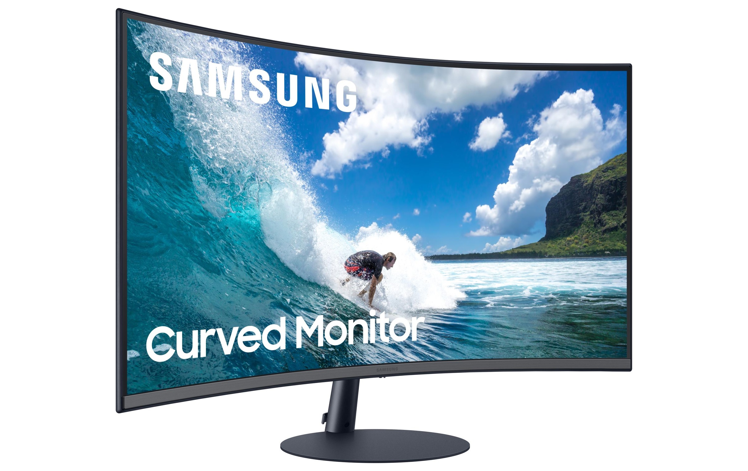 Samsung Curved-LED-Monitor »LC27T550FDRXEN«, 68,31 cm/27 Zoll, 1920 x 1080 px, Full HD, 4 ms Reaktionszeit, 75 Hz