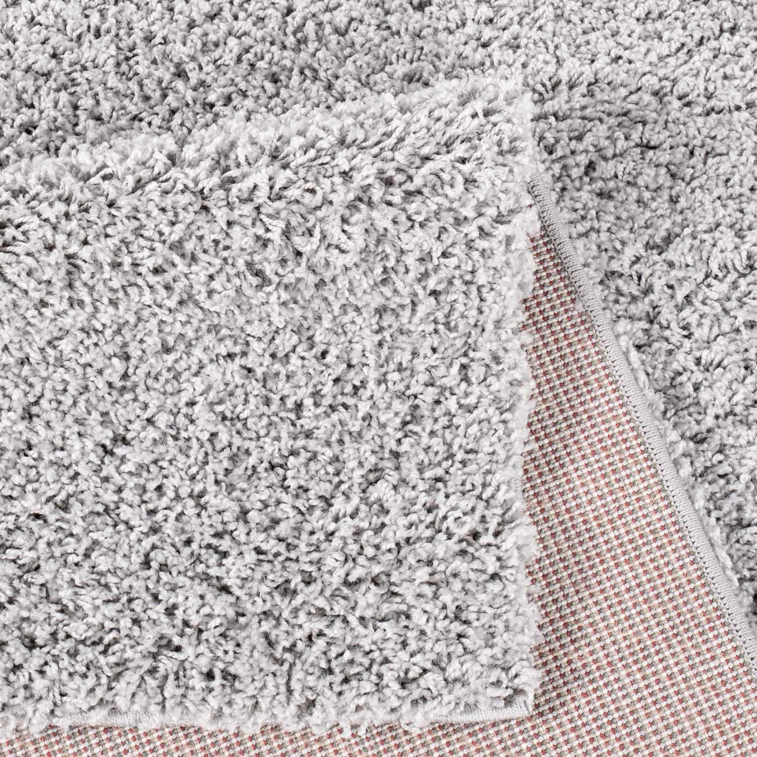 Carpet City Hochflor-Teppich »Shaggi uni 500«, rechteckig, 30 mm Höhe, Läufer, Shaggy, Uni, Langflor, weich, Wohnzimmer, Schlafzimmer, Kinder