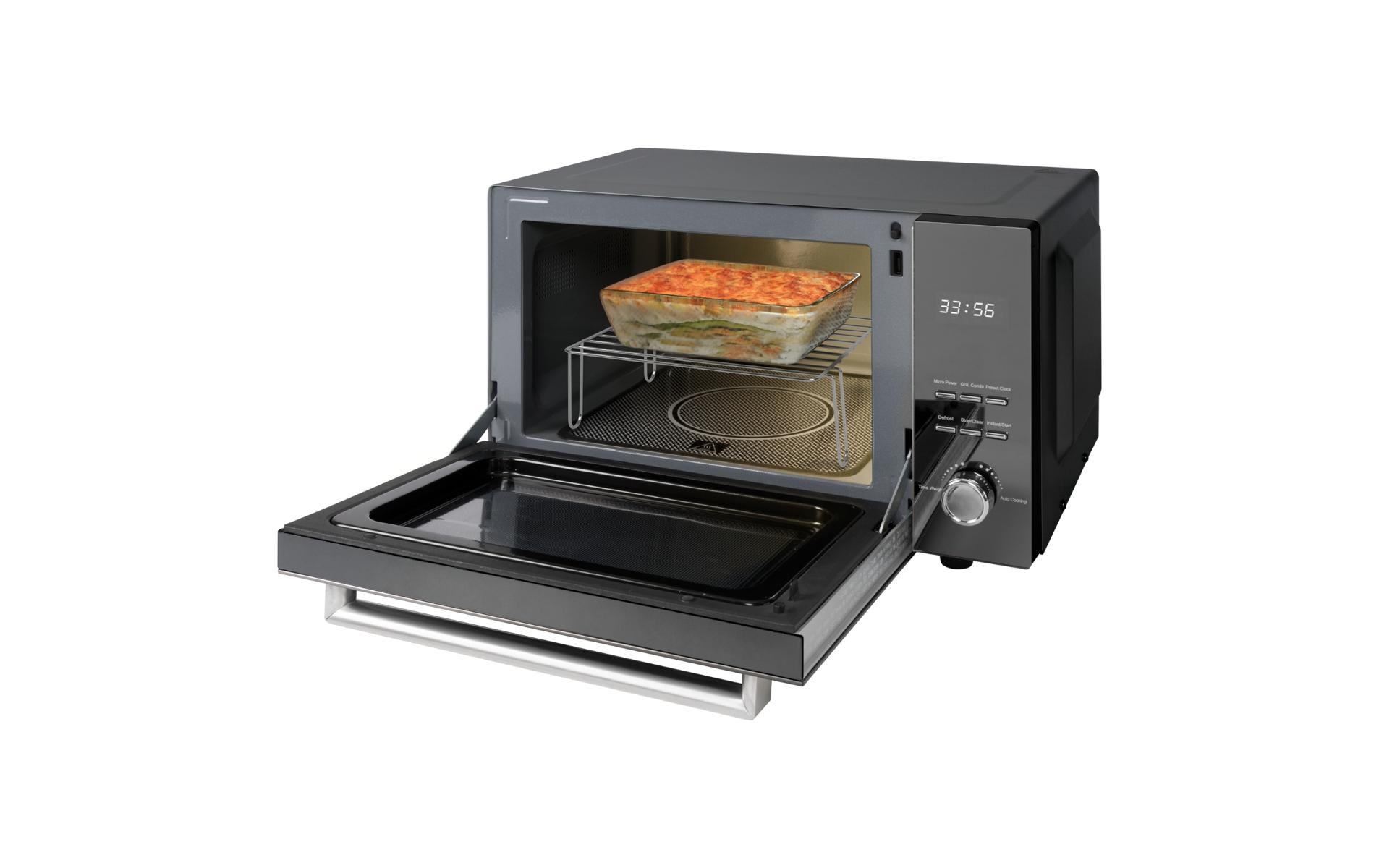 ProfiCook Mikrowelle »mit Grill PC-MWG 1204 Schwarz«, 1280 W