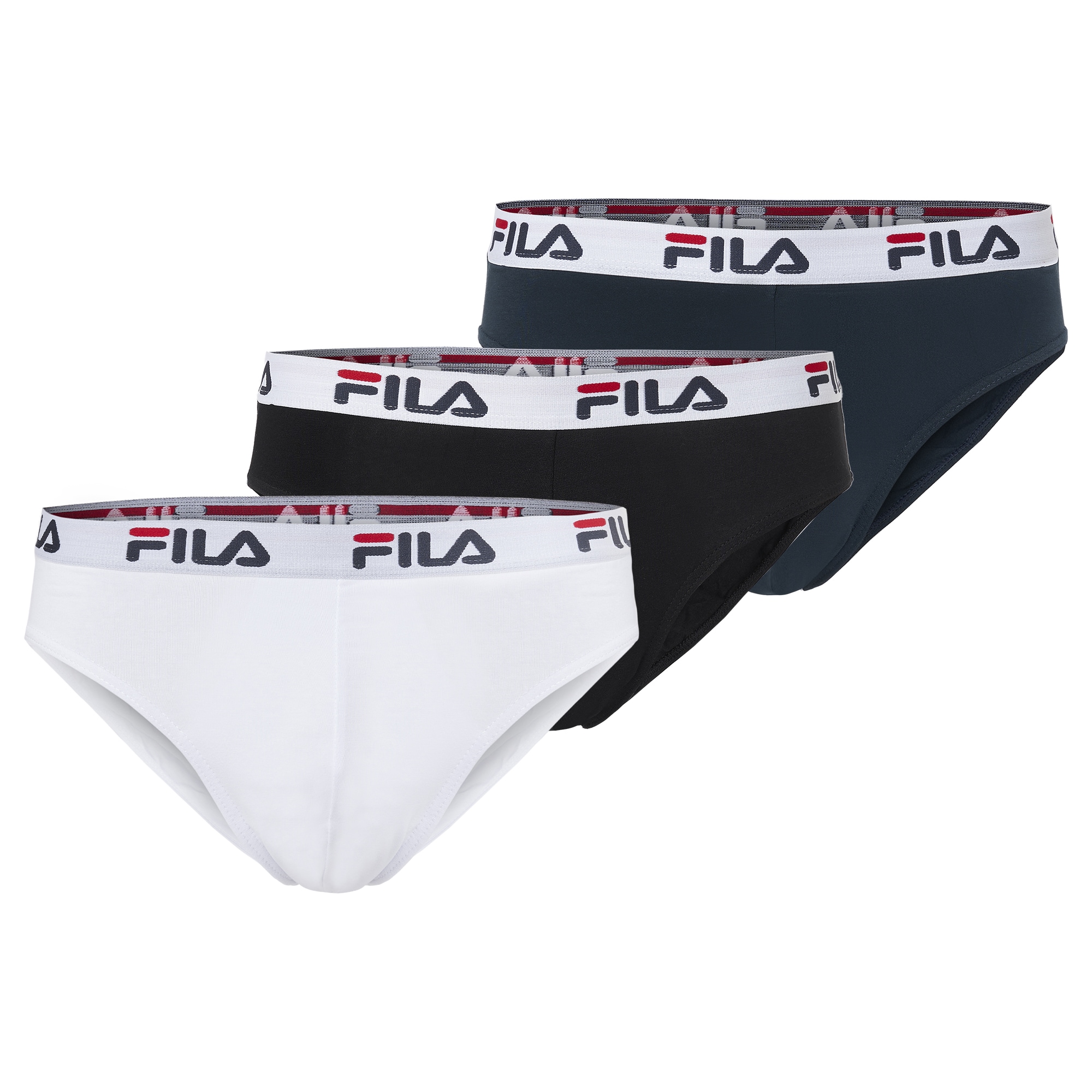 Fila Slip »JUNIOR BOY BRIEF« 3er Pack, elastischer Bund mit Logo-Schriftzug
