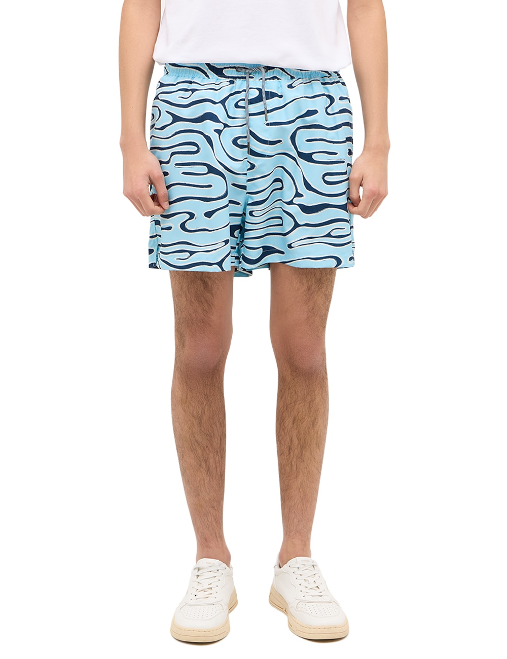 MUSTANG Shorts »Style Oceanside«, bedruckt mit Allover-Print