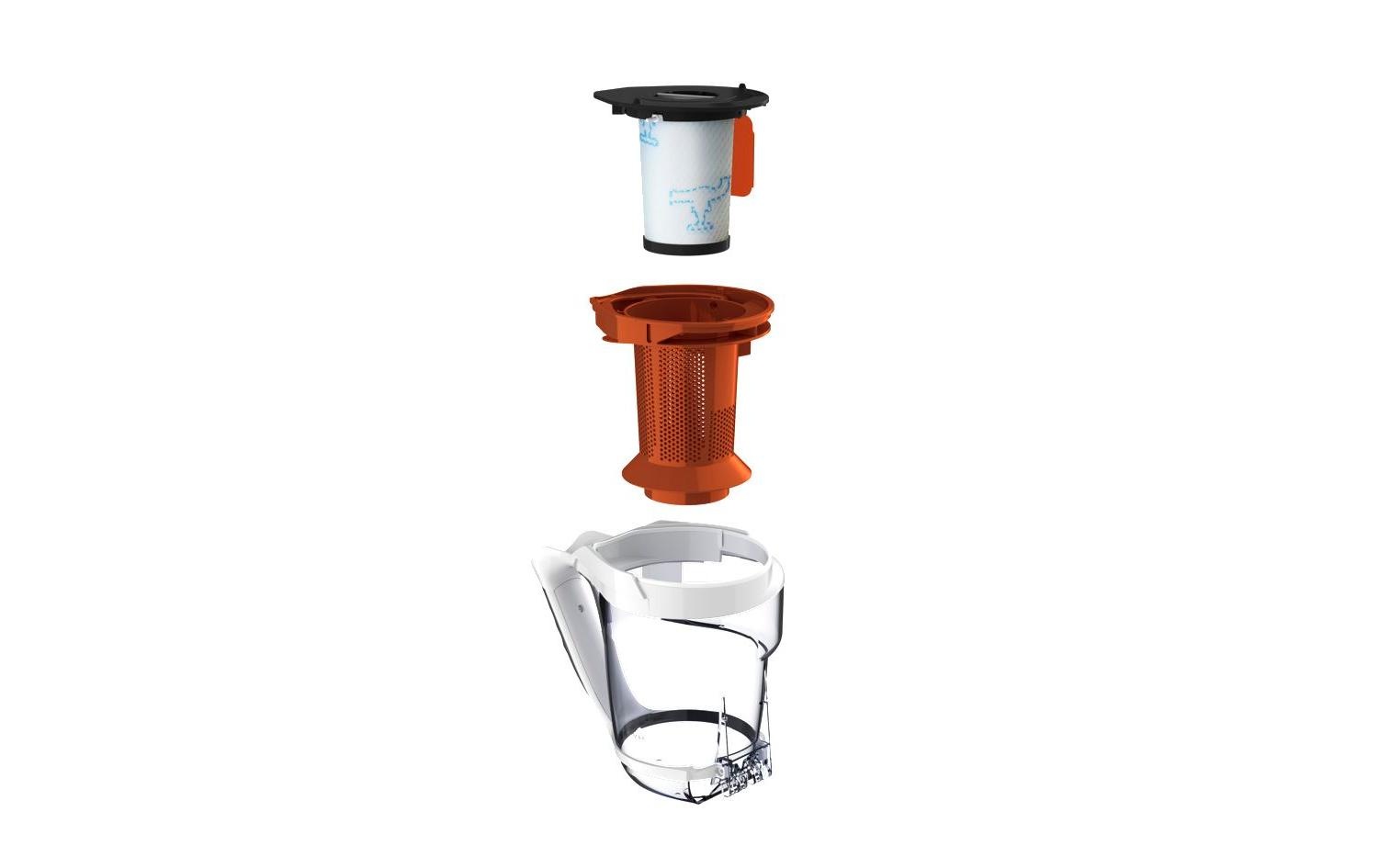 Rowenta Akku-Bodenstaubsauger »AIR FORCE FLEX 560 Weiss und Orange«