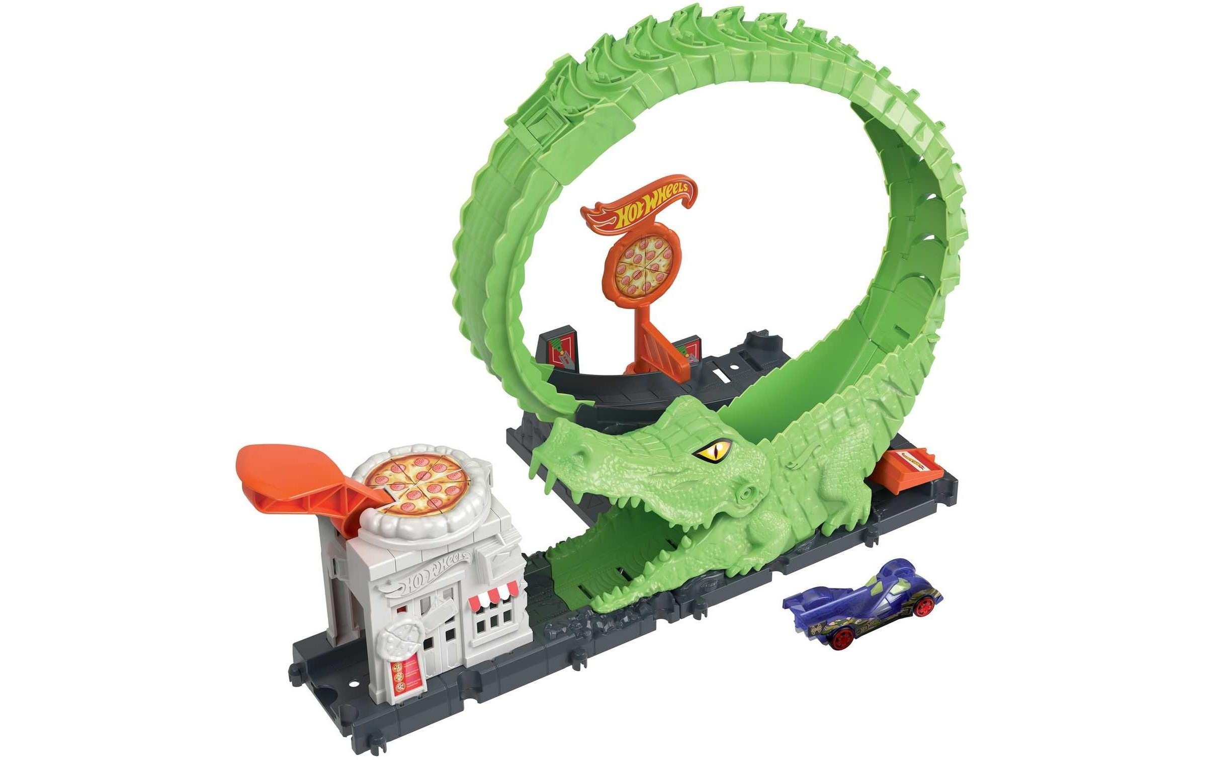Hot Wheels Spielzeug-Auto »City Aligatorangriff Looping«