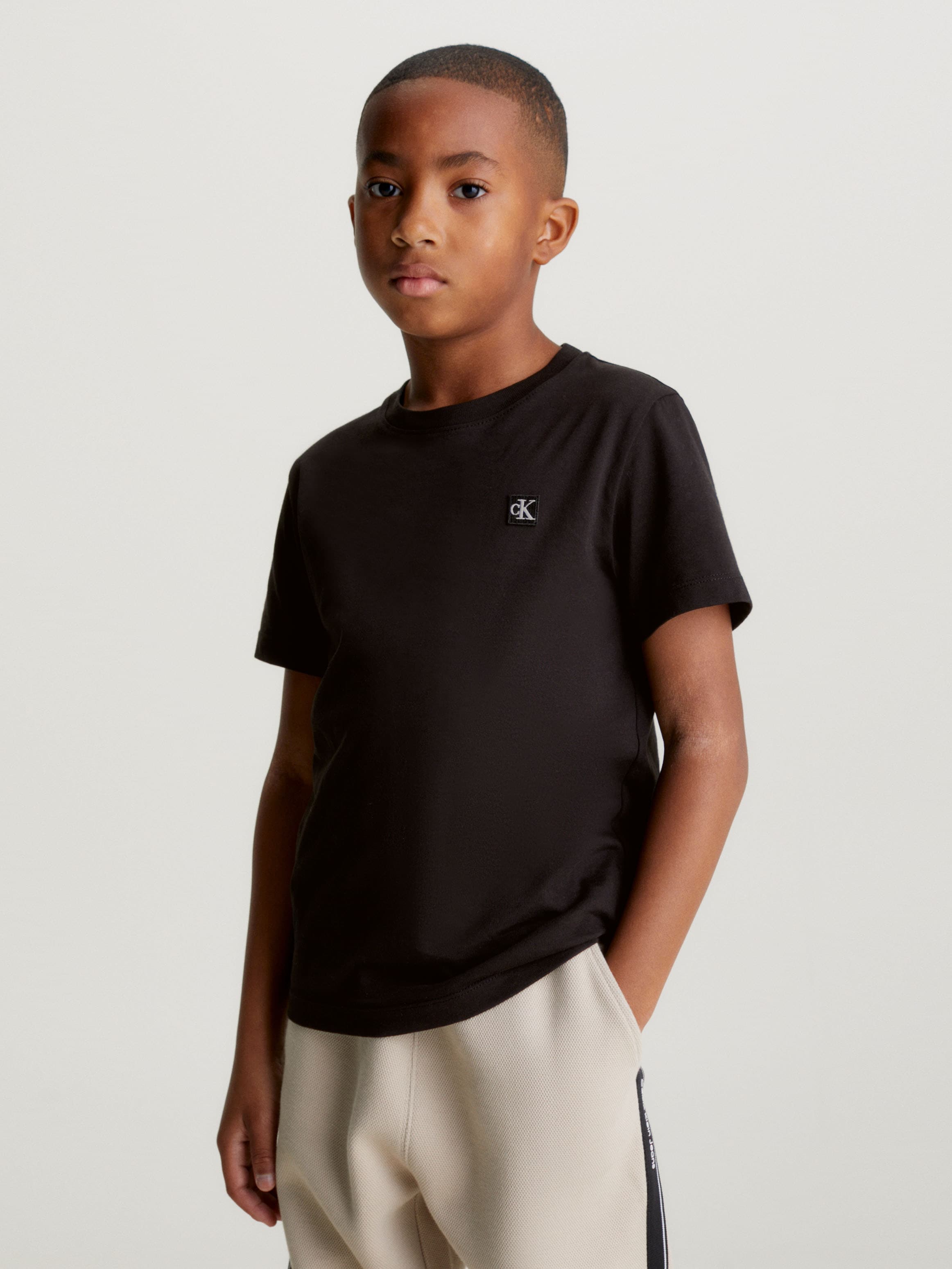 Calvin Klein Jeans T-Shirt »MONOGRAM MINI BADGE T-SHIRT«, für Kinder bis 16 Jahre