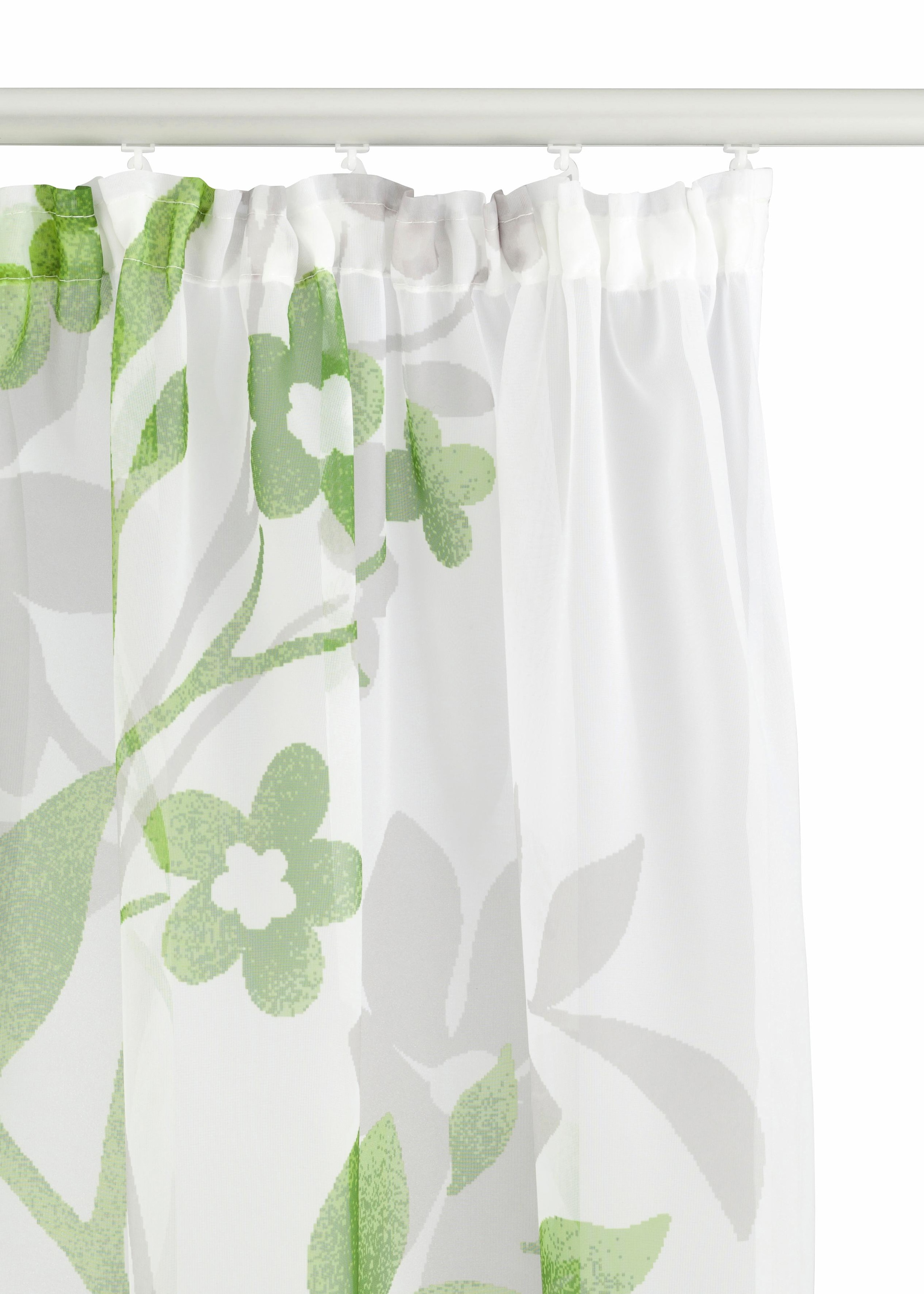 Home affaire Gardine »Ina«, (2 St.), einseitig bestellen transparent, bedruckt, | Voile Jelmoli-Versand online