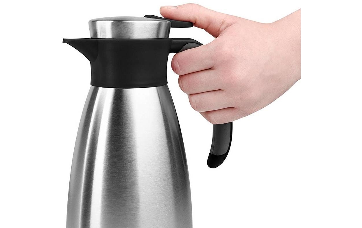 Emsa Thermoflasche »Soft Grip 1500 ml Silberfarben«