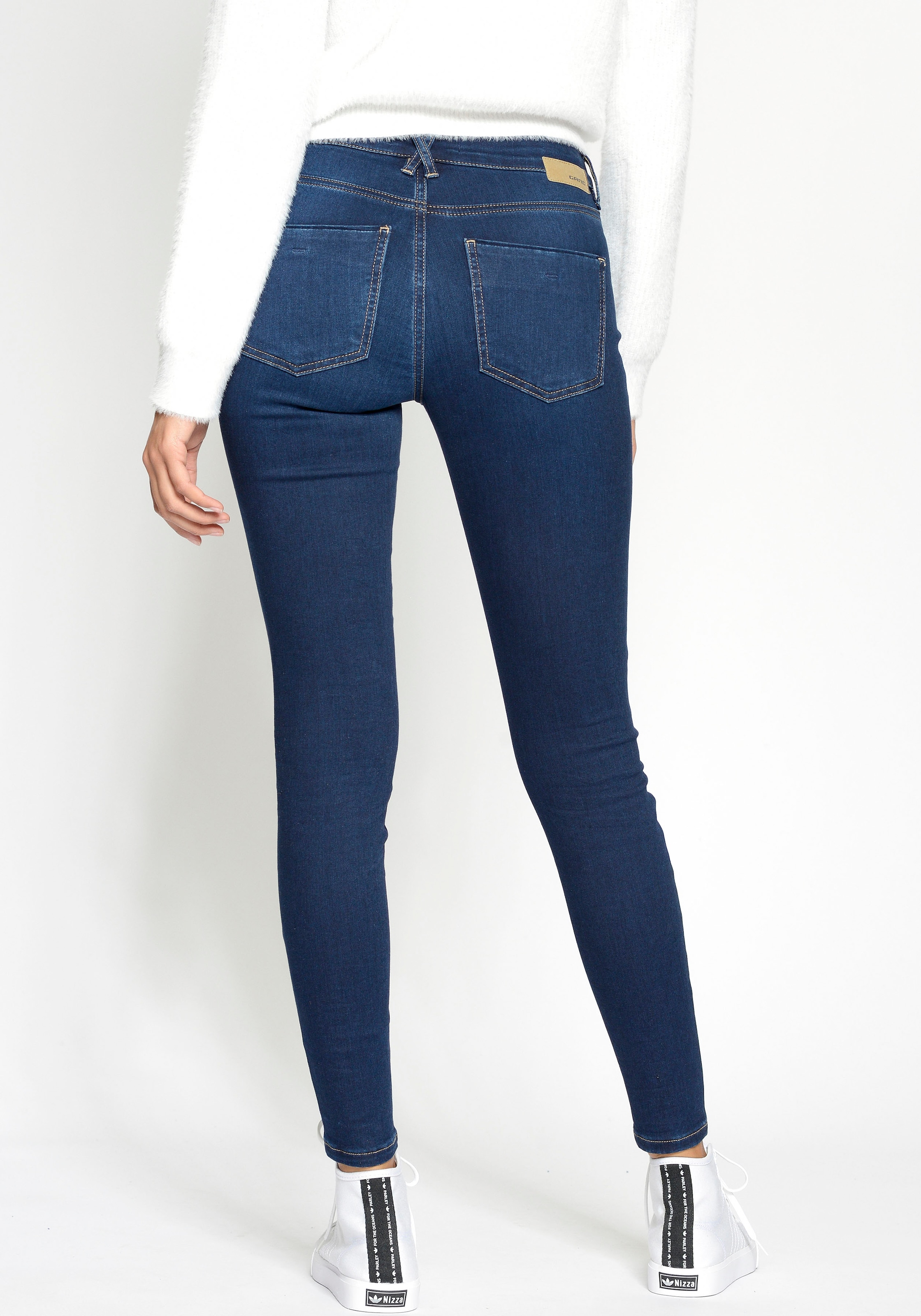GANG Skinny-fit-Jeans »94LAYLA«, mit Used-Effekten