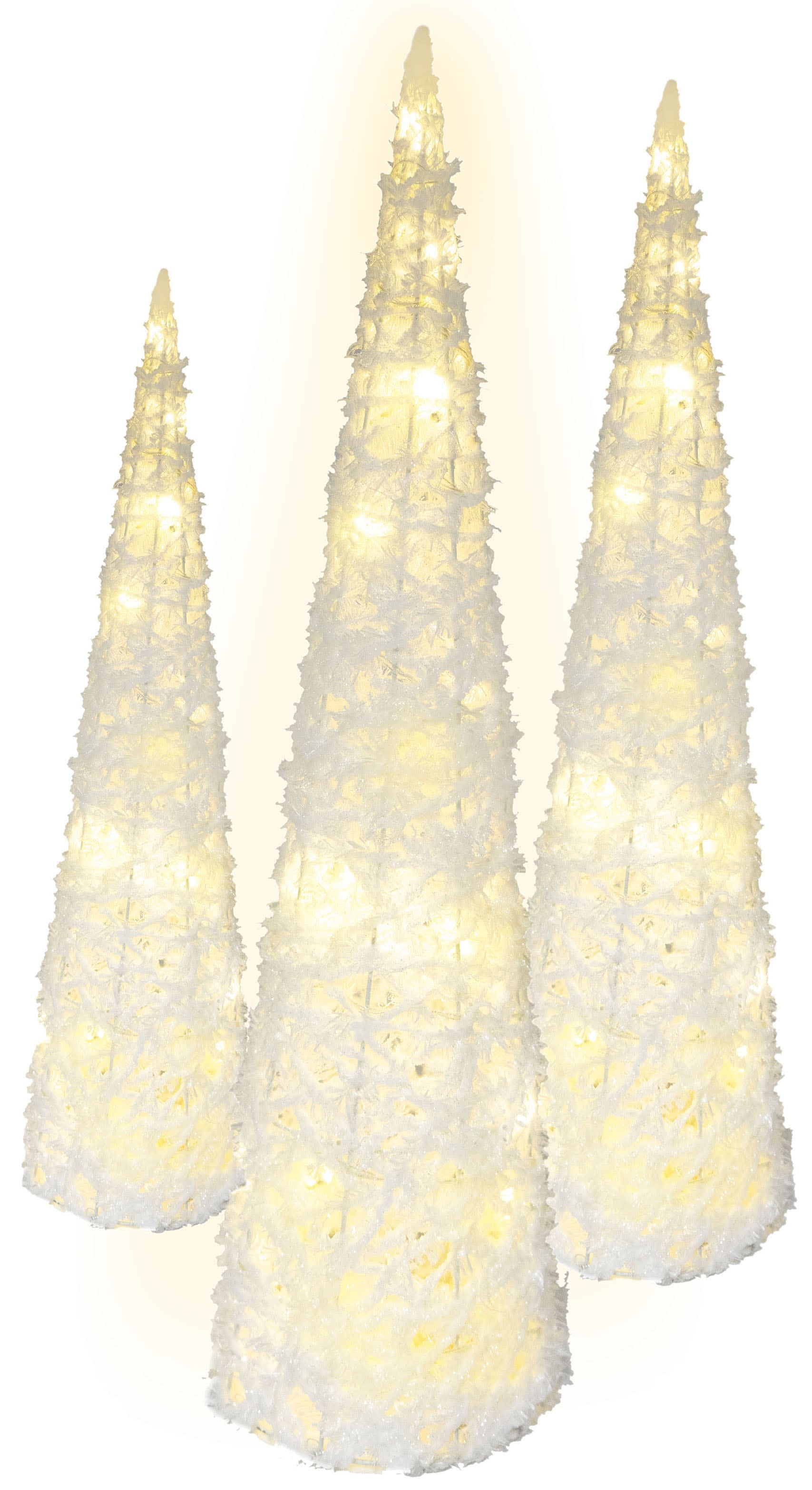 Weihnachtsdeko«, LED-Licht, Innenbereich shoppen | Set, LIVING NOOR Pyramiden warmweissem mit für »LED online Jelmoli-Versand Dekolicht den