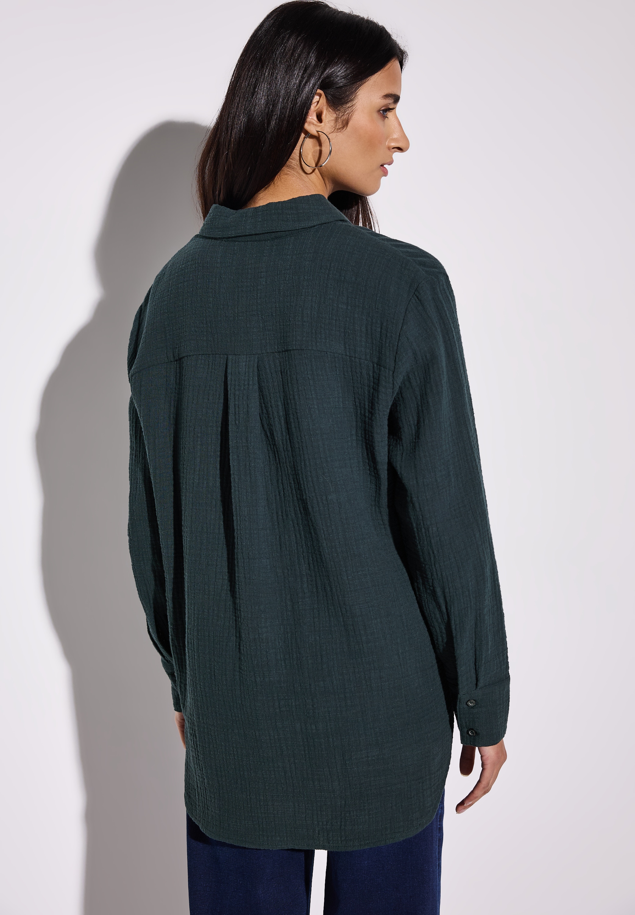 STREET ONE Hemdbluse, mit Brusttaschen