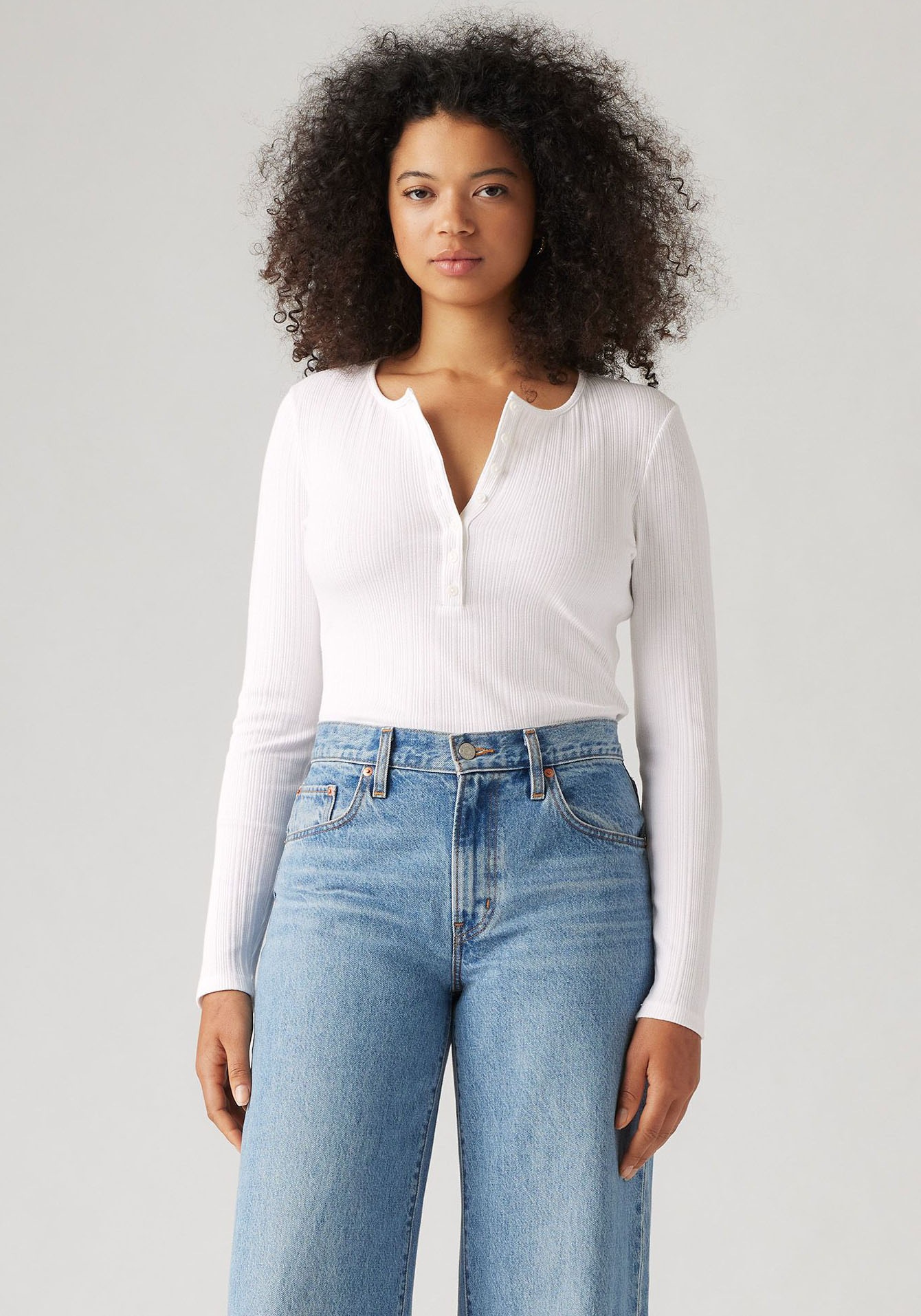Levi's® Langarmshirt »DRY GOODS VACATIONER LS« mit Rippstruktur