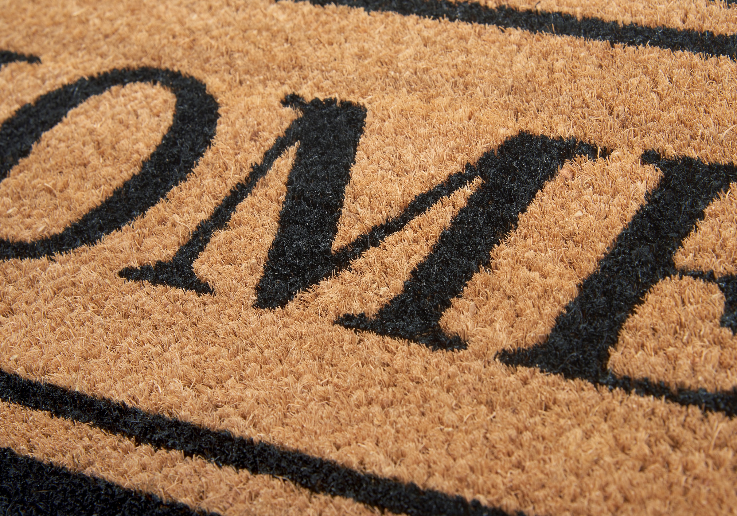 HANSE Home Fussmatte »Mix Mats Kokos Wide Home Border, Türmatte«, rechteckig, 15 mm Höhe, Kokos, Schmutzfangmatte, Outdoor, Rutschfest, Innen, Kokosmatte, Flur
