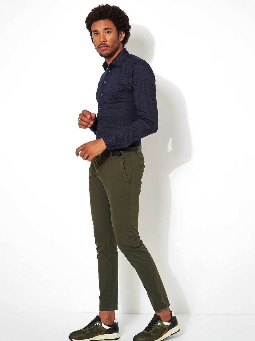 DESOTO Businesshemd »Casual Kent 1/1«, Mit Minimal Print