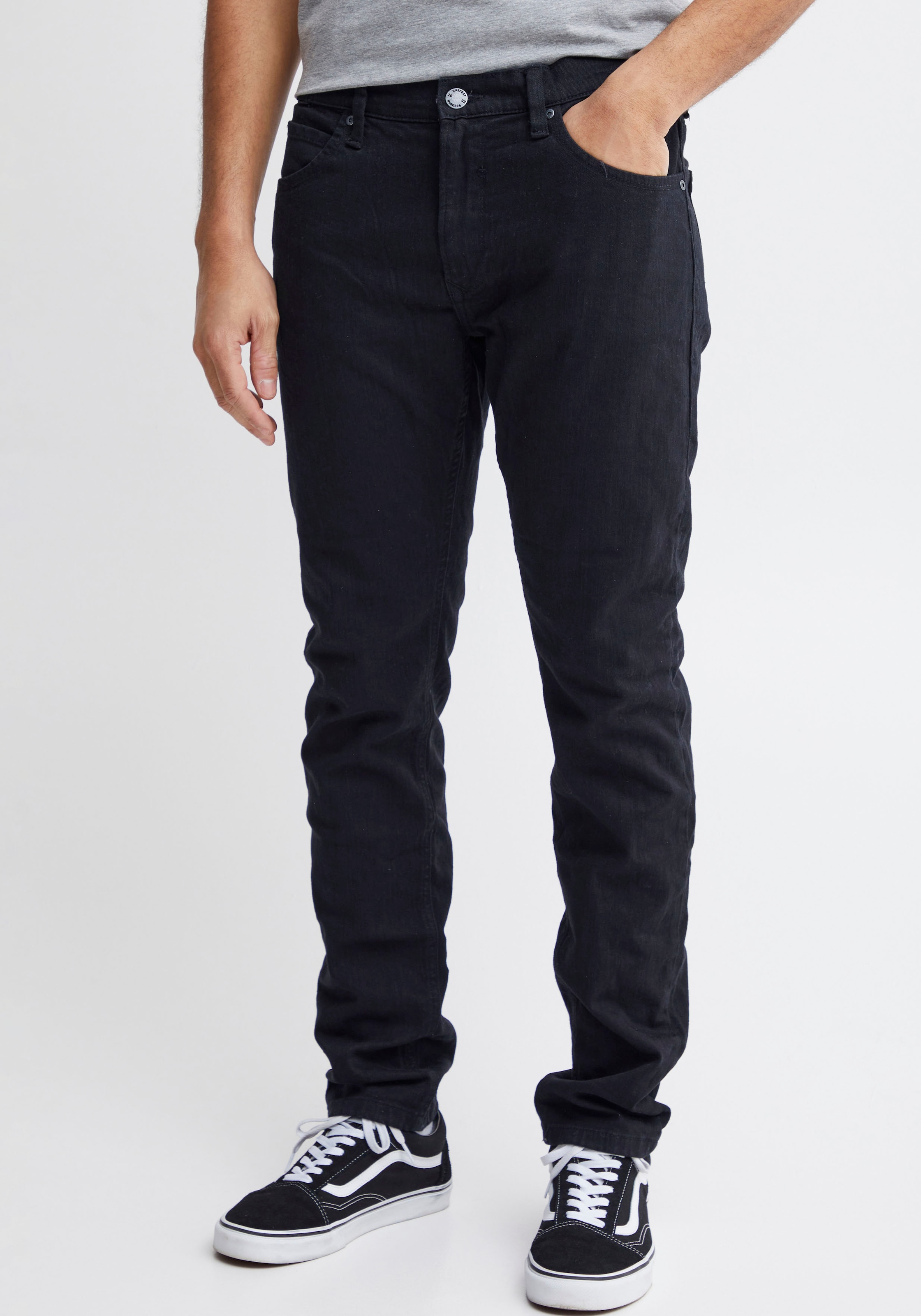 Blend 5-Pocket-Jeans "BHTWISTER-NOOS" aus Baumwolle und Elasthan, Slim Fit, knöchellang, mit Reissverschluss