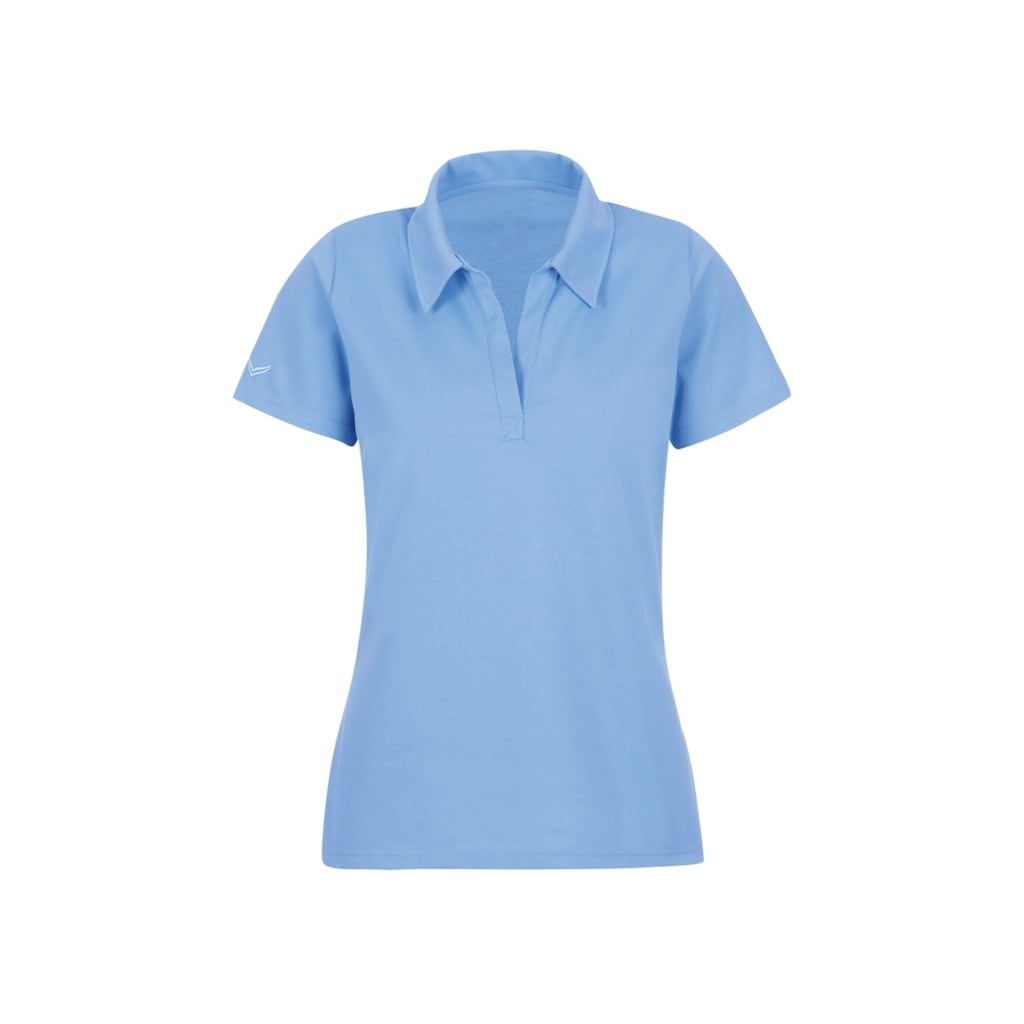 Trigema Poloshirt »TRIGEMA Poloshirt ohne Knopfleiste«, (1 tlg.)